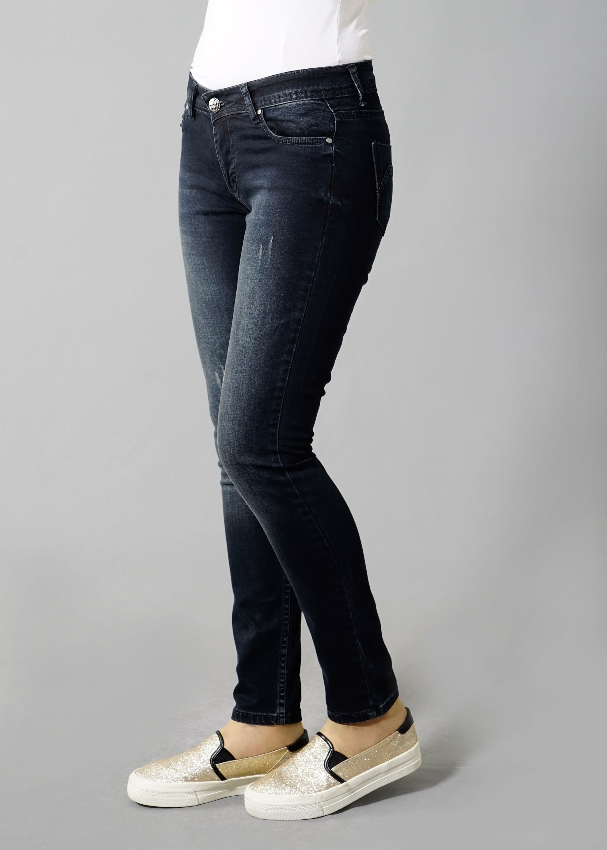 Tesettür giyim LACİVERT 7987 Maya Tesettür Denim  Pantolon 36/44(38-40-42)