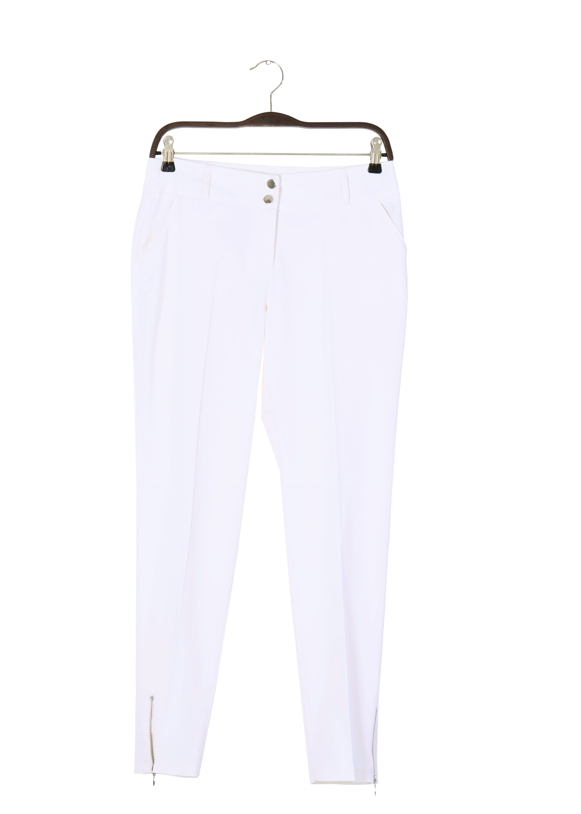 Tesettür giyim BEYAZ FERMUAR DETAYLI PANTOLON 7990 