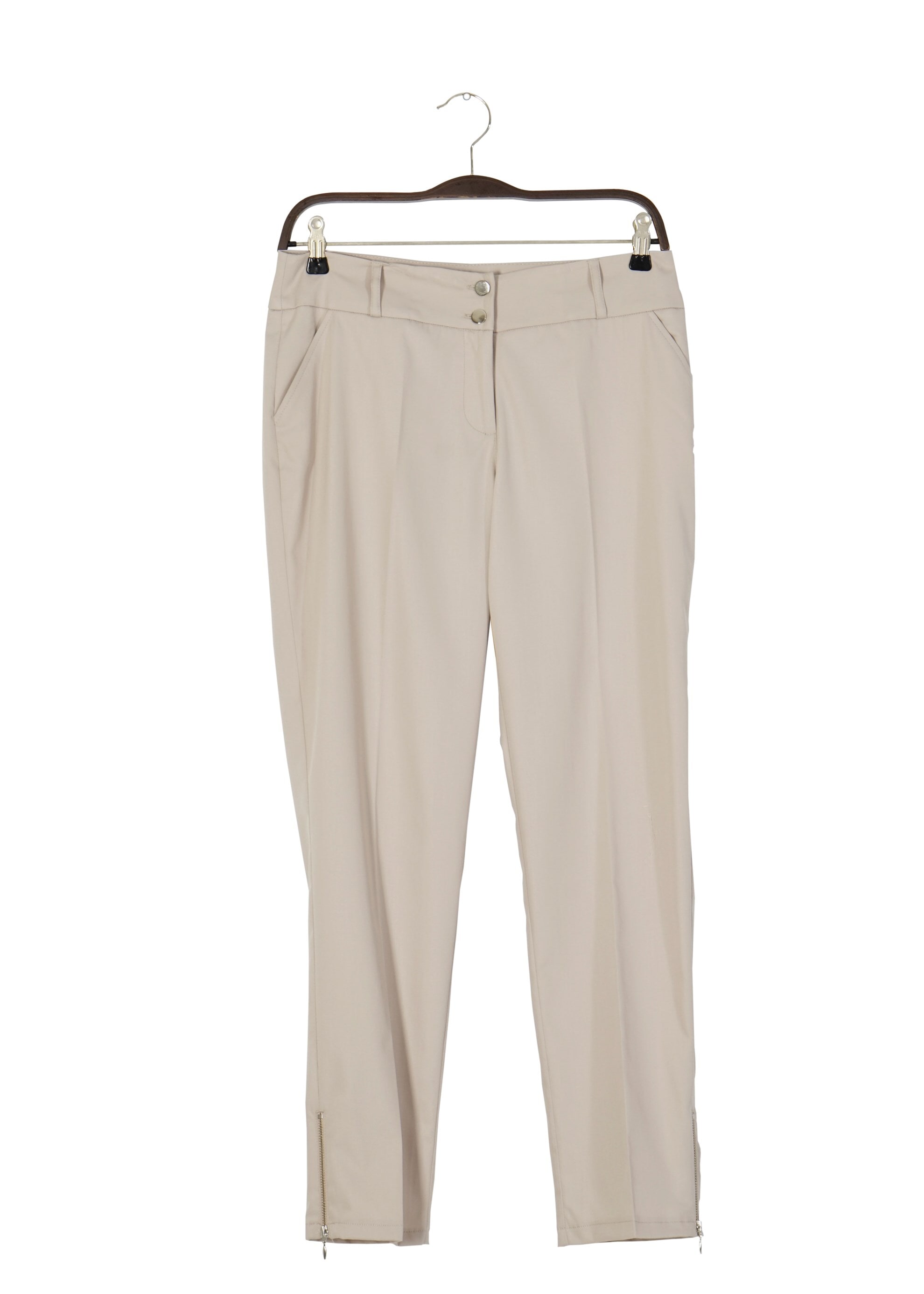 Tesettür giyim BEJ FERMUAR DETAYLI PANTOLON 7990 