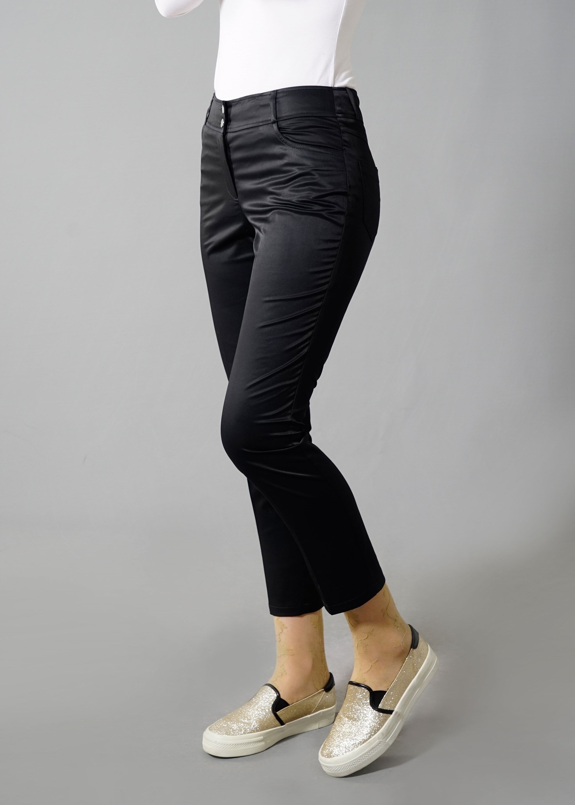 Tesettür giyim SİYAH 7991 Sina Tesettür Pantolon 38/46 TEK40