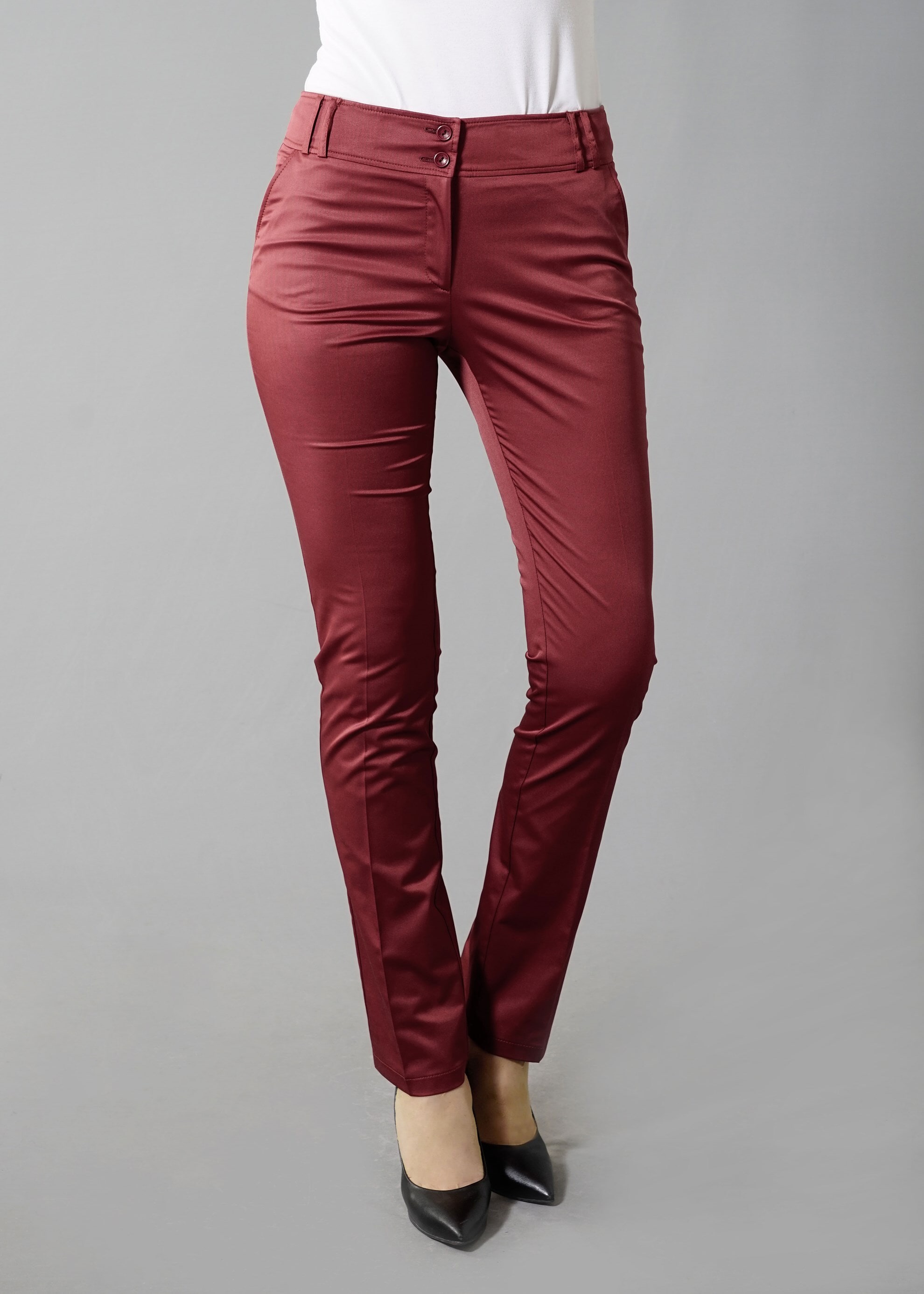 Tesettür giyim BORDO 7997 Rihanna Tesettür 15879 Pantolon 38/46 TEK40