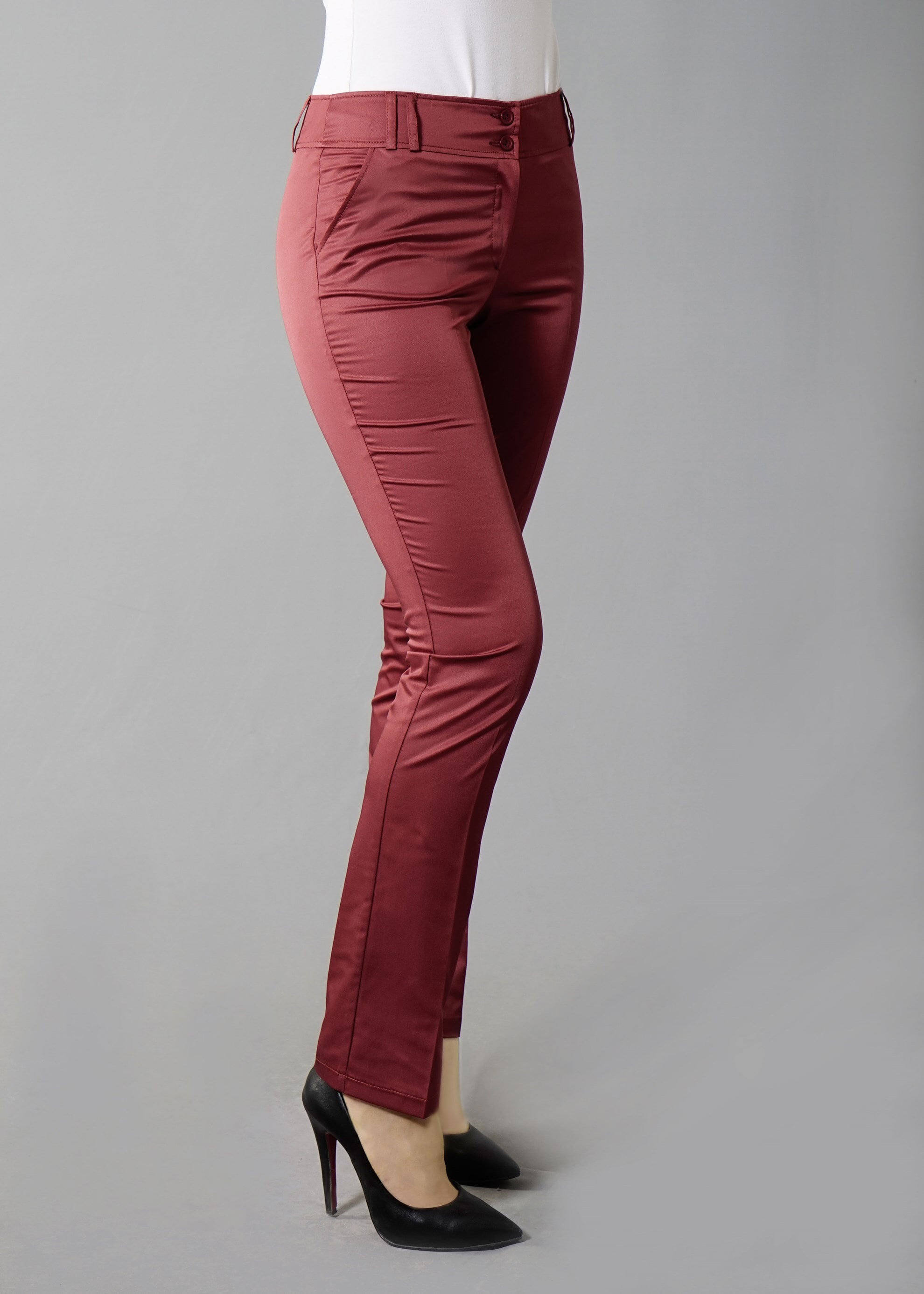 Tesettür giyim BORDO 7997 Rihanna Tesettür 15879 Pantolon 38/46 TEK40