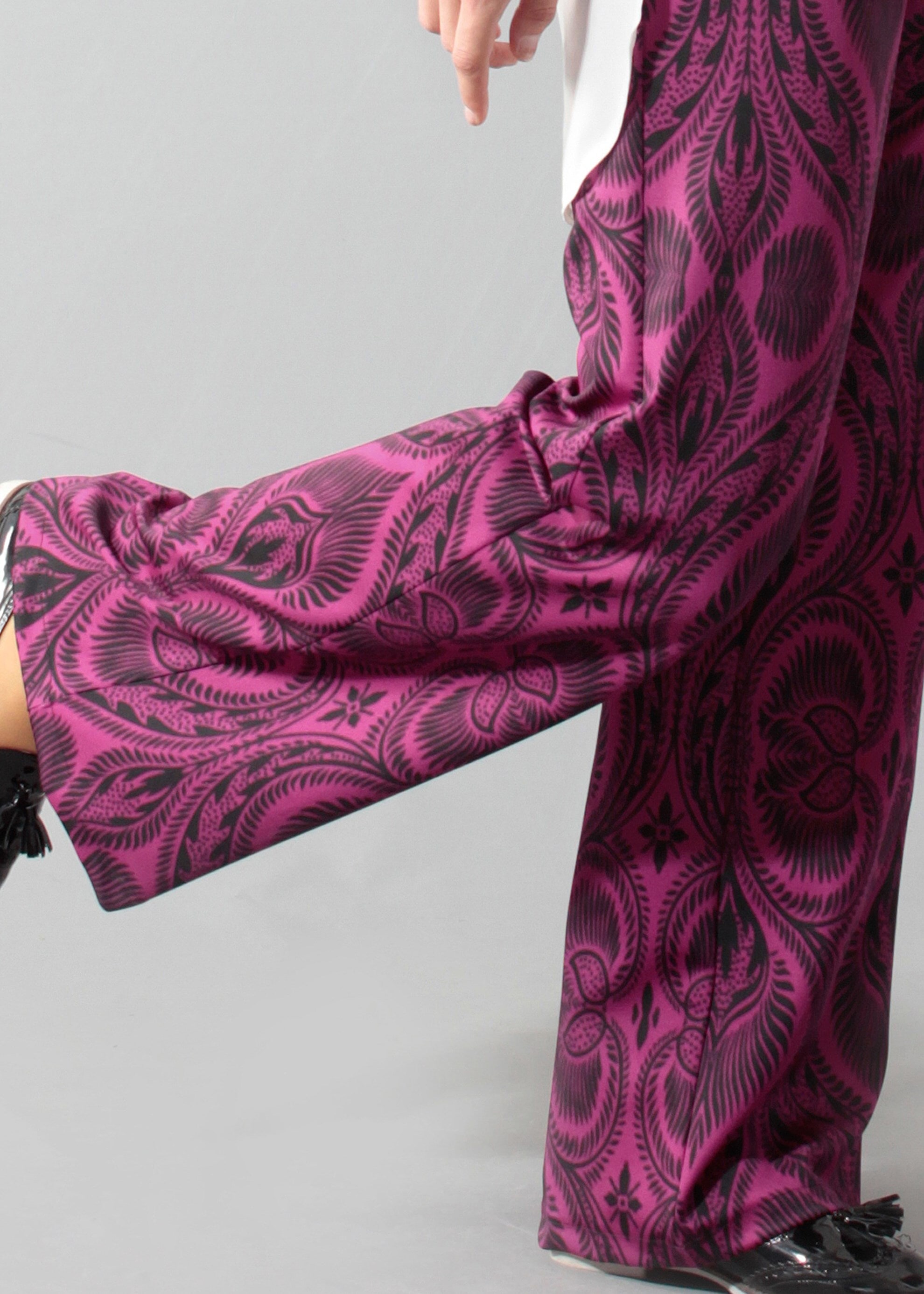 Tesettür giyim FUŞYA 7015-1 Dalgıç Tesettür 20132 Pantolon 38/46 TEK40