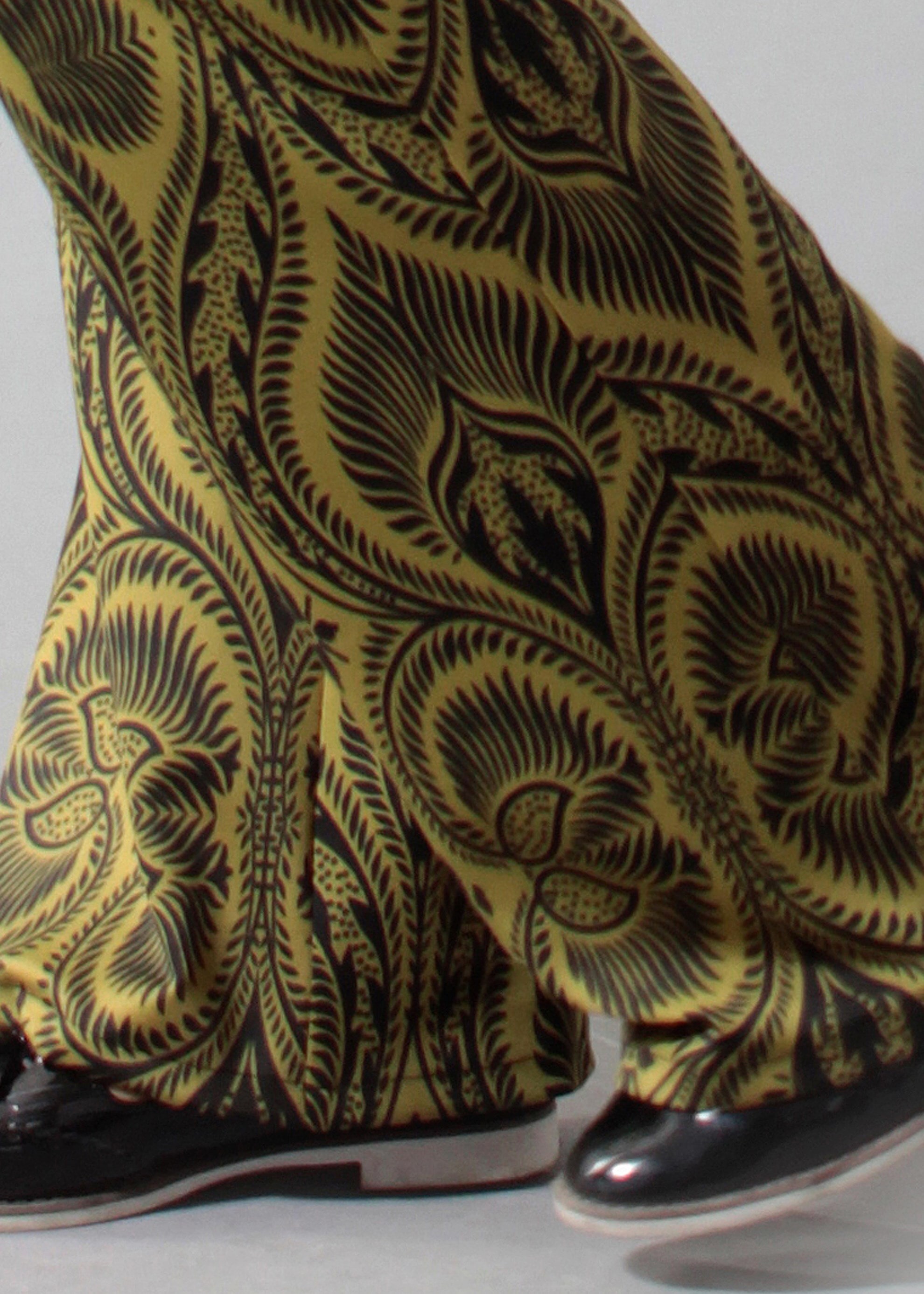 Tesettür giyim YEŞİL 7015-1 Dalgıç Tesettür 20132 Pantolon 38/46 TEK40