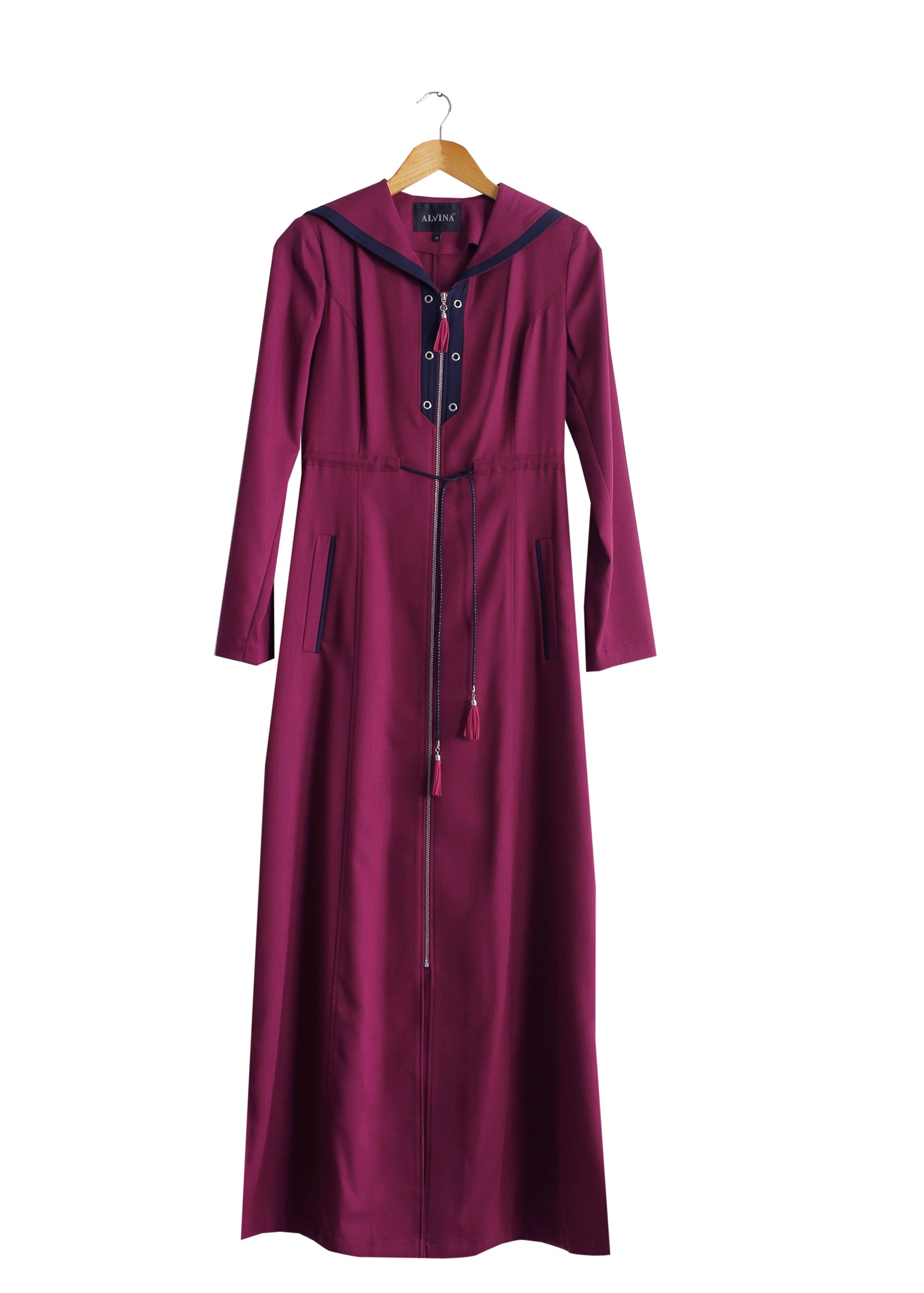 Tesettür giyim MOR 1701 Derin Tesettür Pardesü 38/48 TEK40