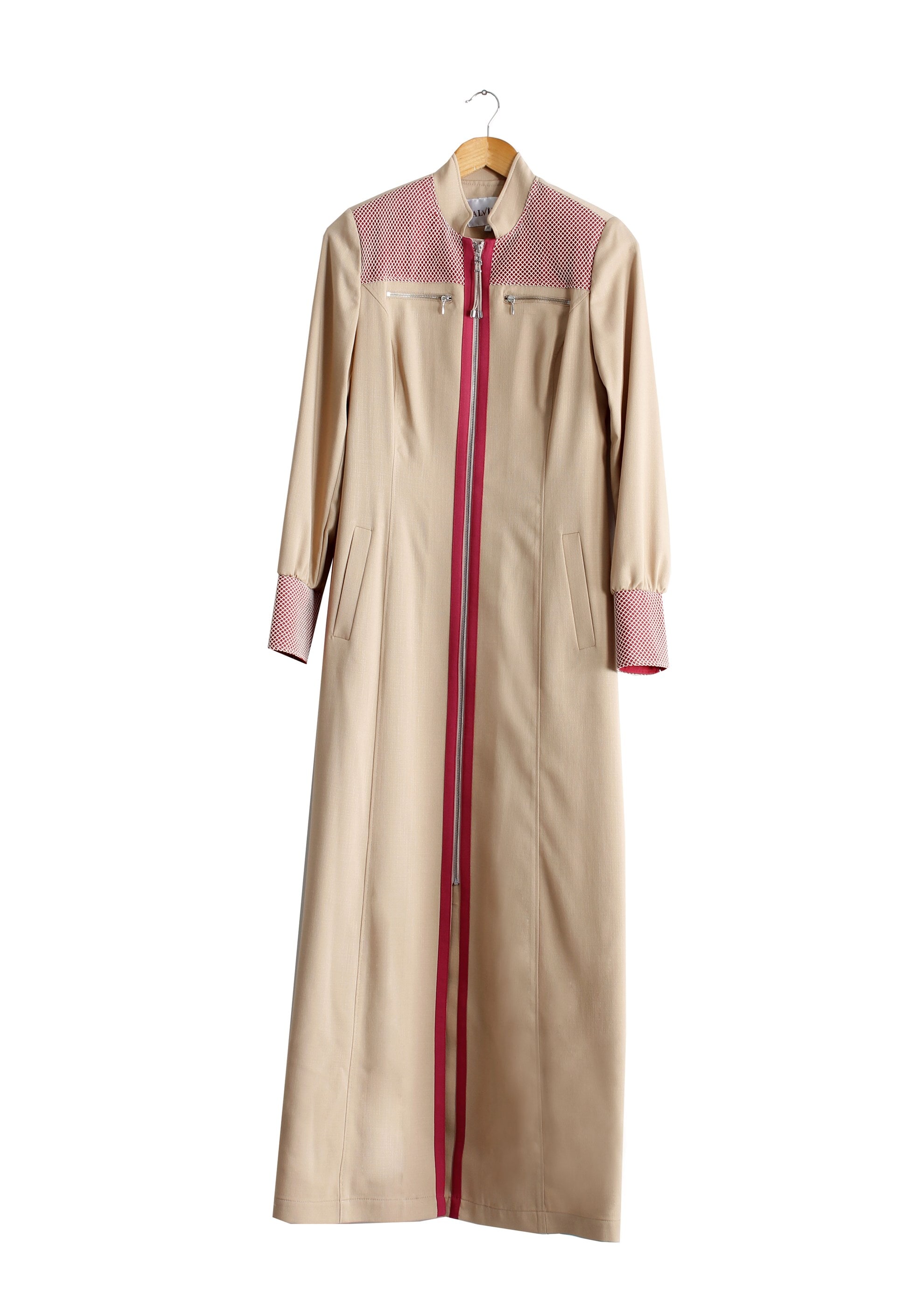 Tesettür giyim BEJ 1703 Derin Tesettür Pardesü 38/46 TEK40