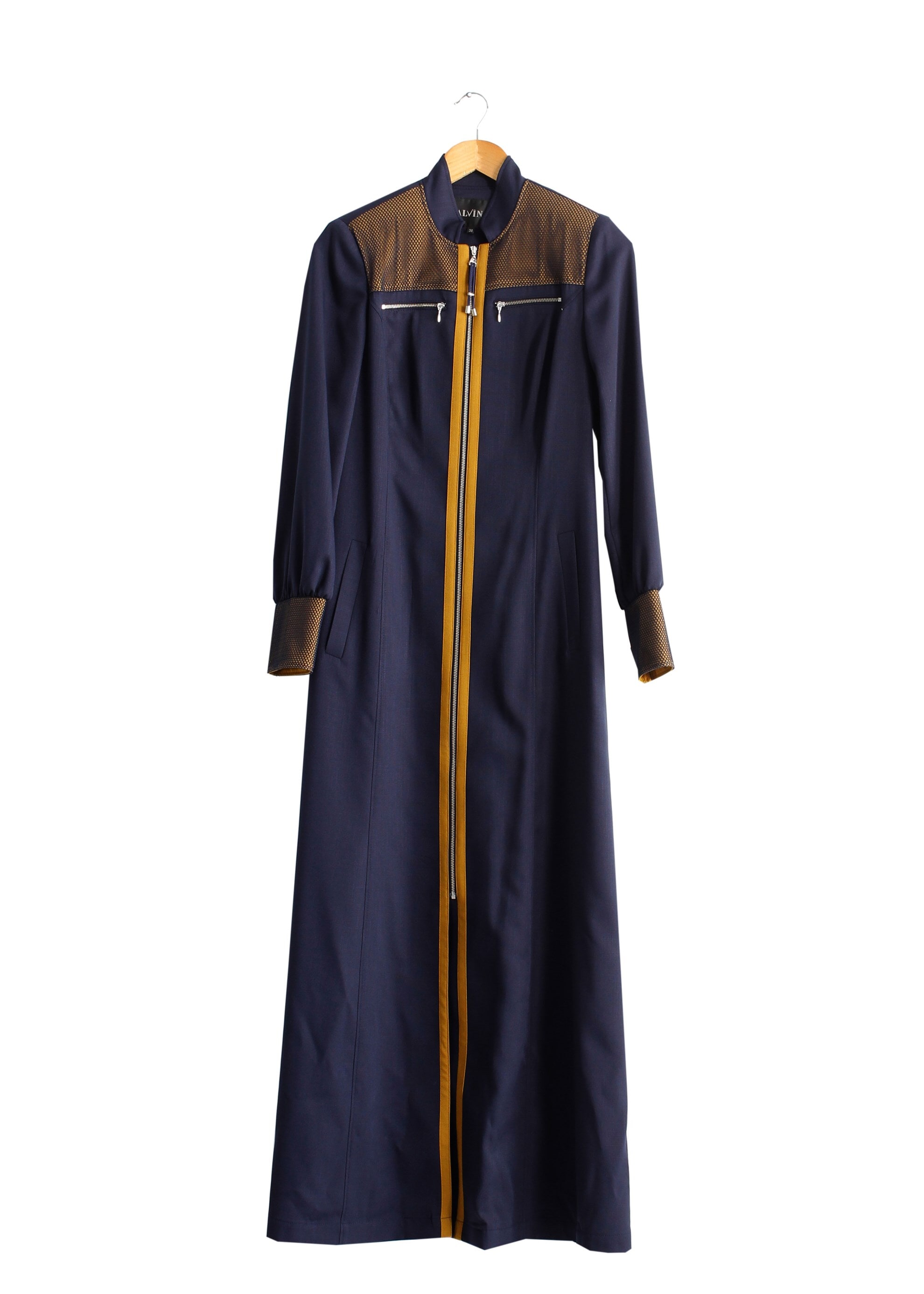 Tesettür giyim LACİVERT 1703 Derin Tesettür Pardesü 38/46 TEK40