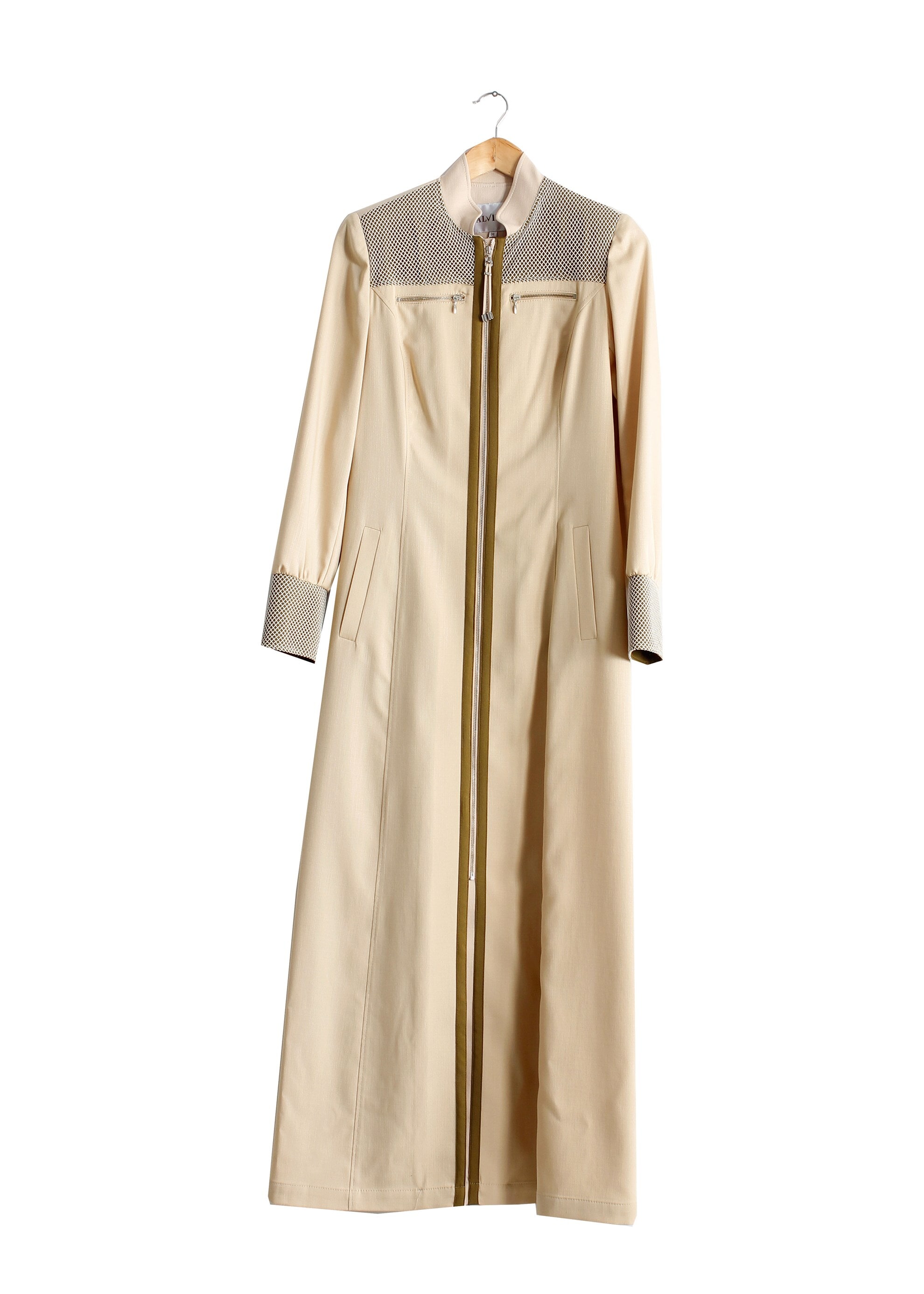 Tesettür giyim BEJ 1703 Derin Tesettür Pardesü 38/46 TEK40