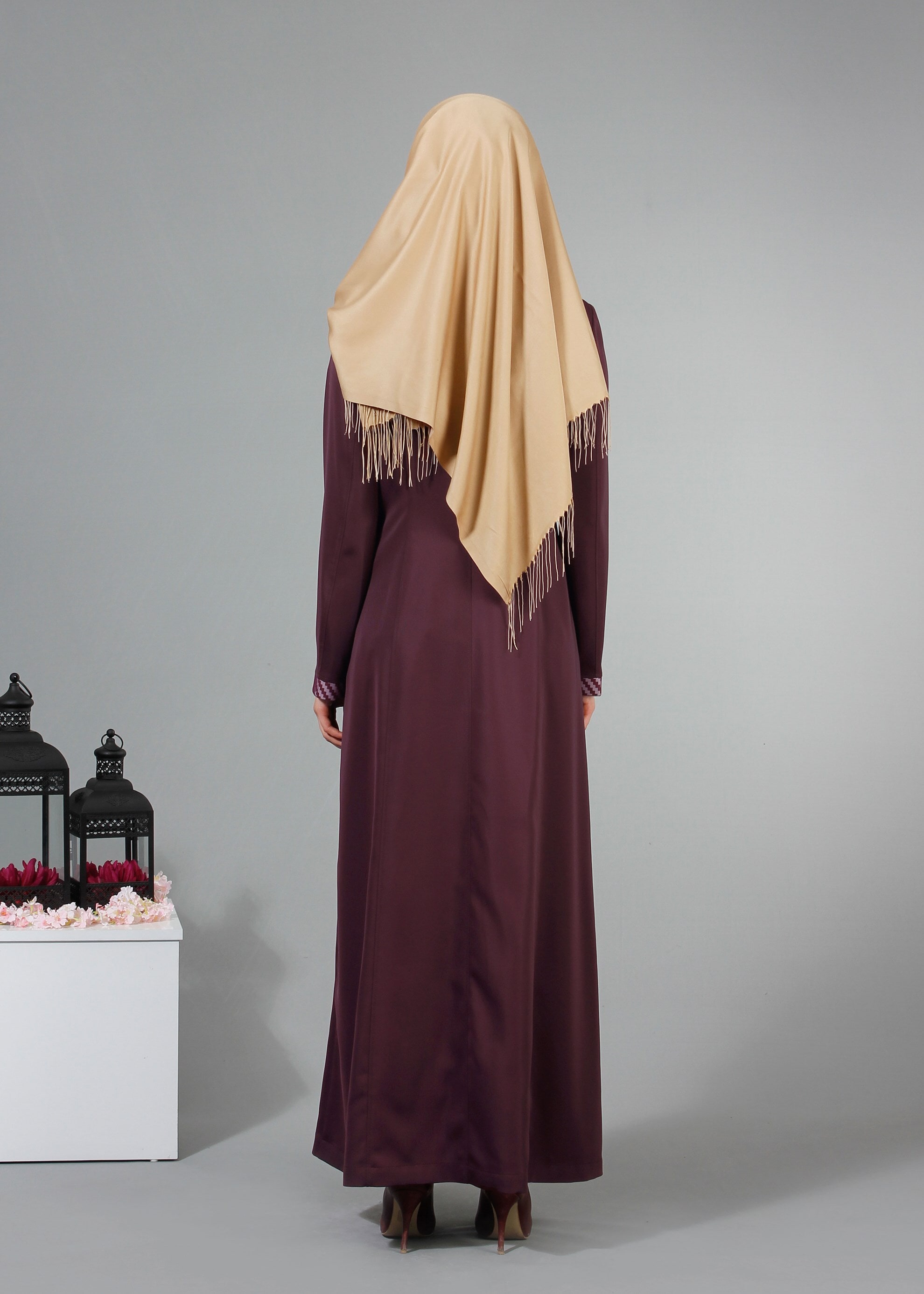 Tesettür giyim MOR 1716 Elite Tesettür Pardesü 40/48 TEK38