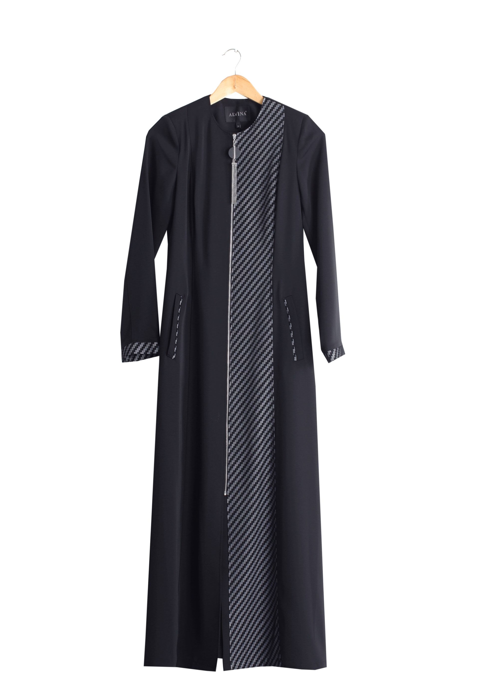 Tesettür giyim LACİVERT 1716 Elite Tesettür Pardesü 40/48 TEK38