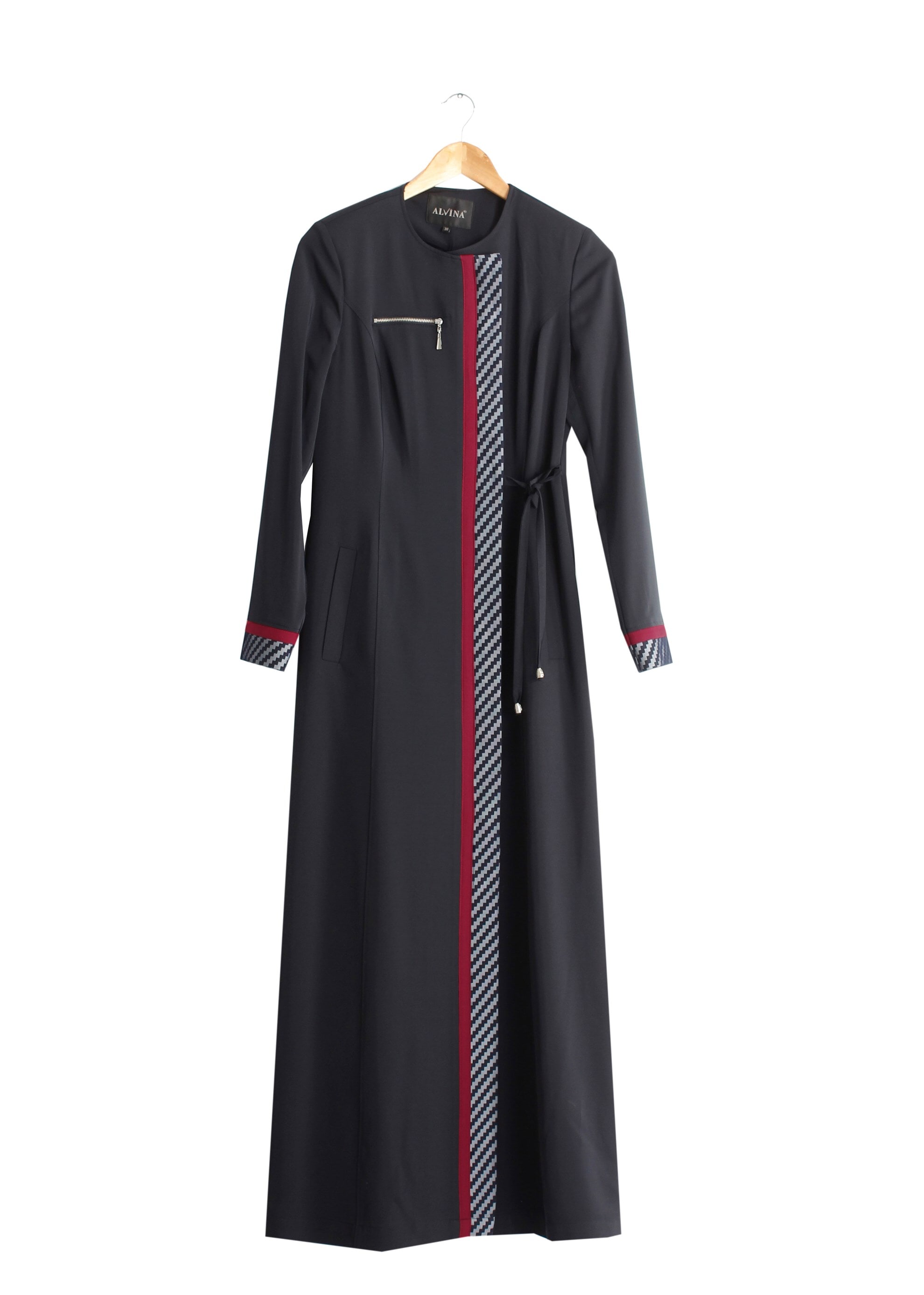 Tesettür giyim LACİVERT 1718 Elite Tesettür Pardesü 38/46 TEK40