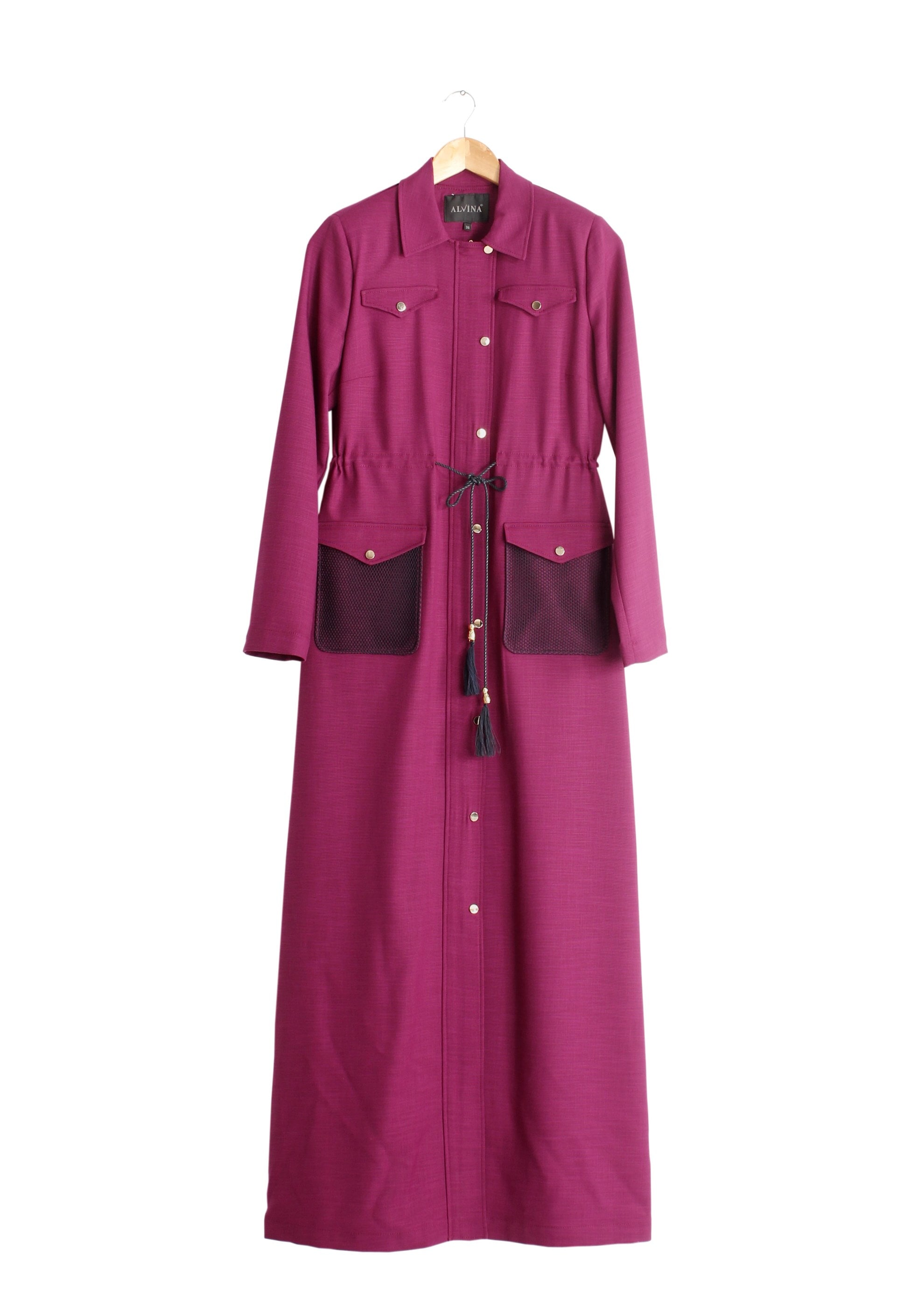 Tesettür giyim MOR 1722 New Shine Tesettür Pardesü 38/44 TEK40