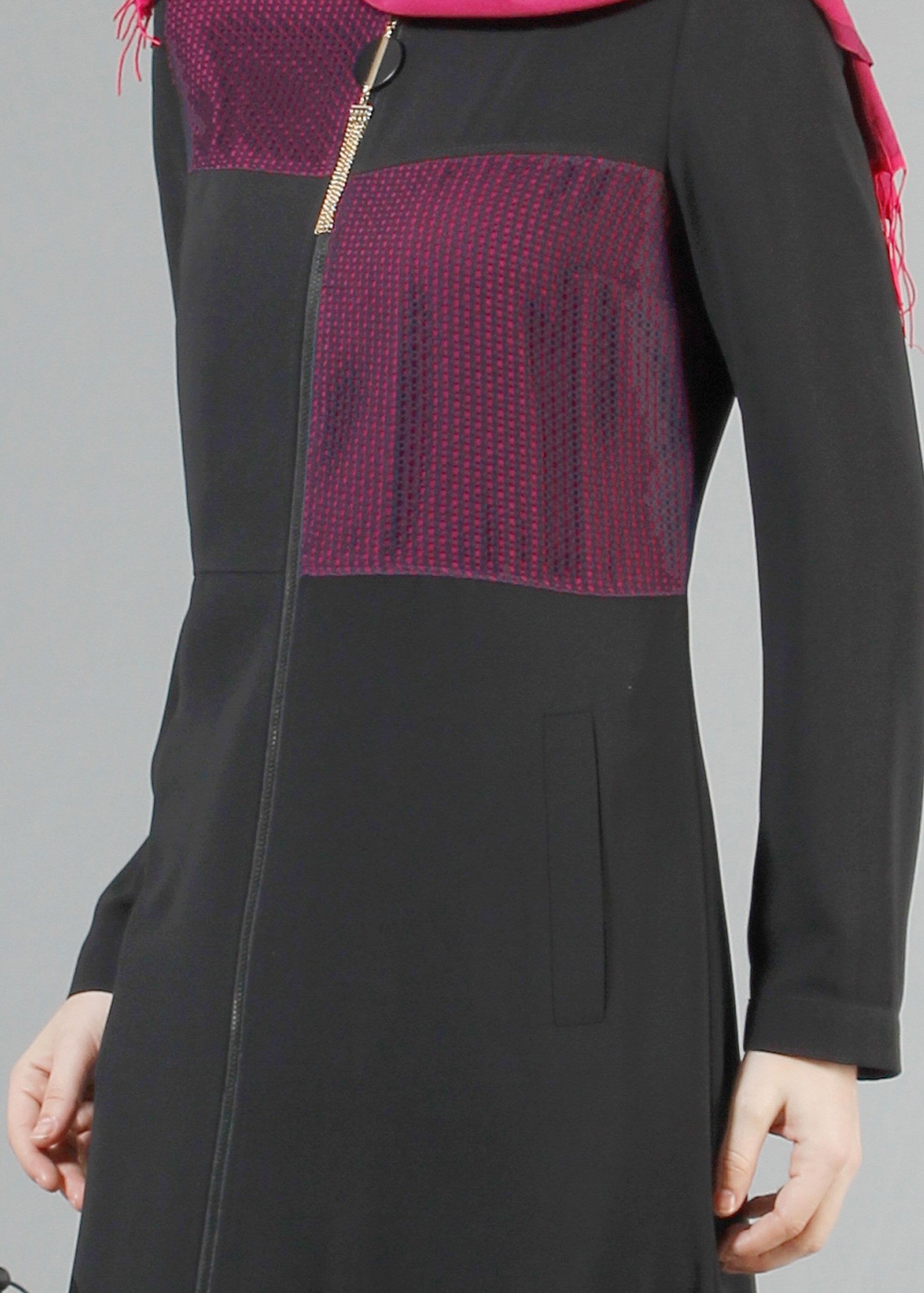 Tesettür giyim SİYAH 1737 FARAH 6288 PARDESÜ 40-48 TEK38