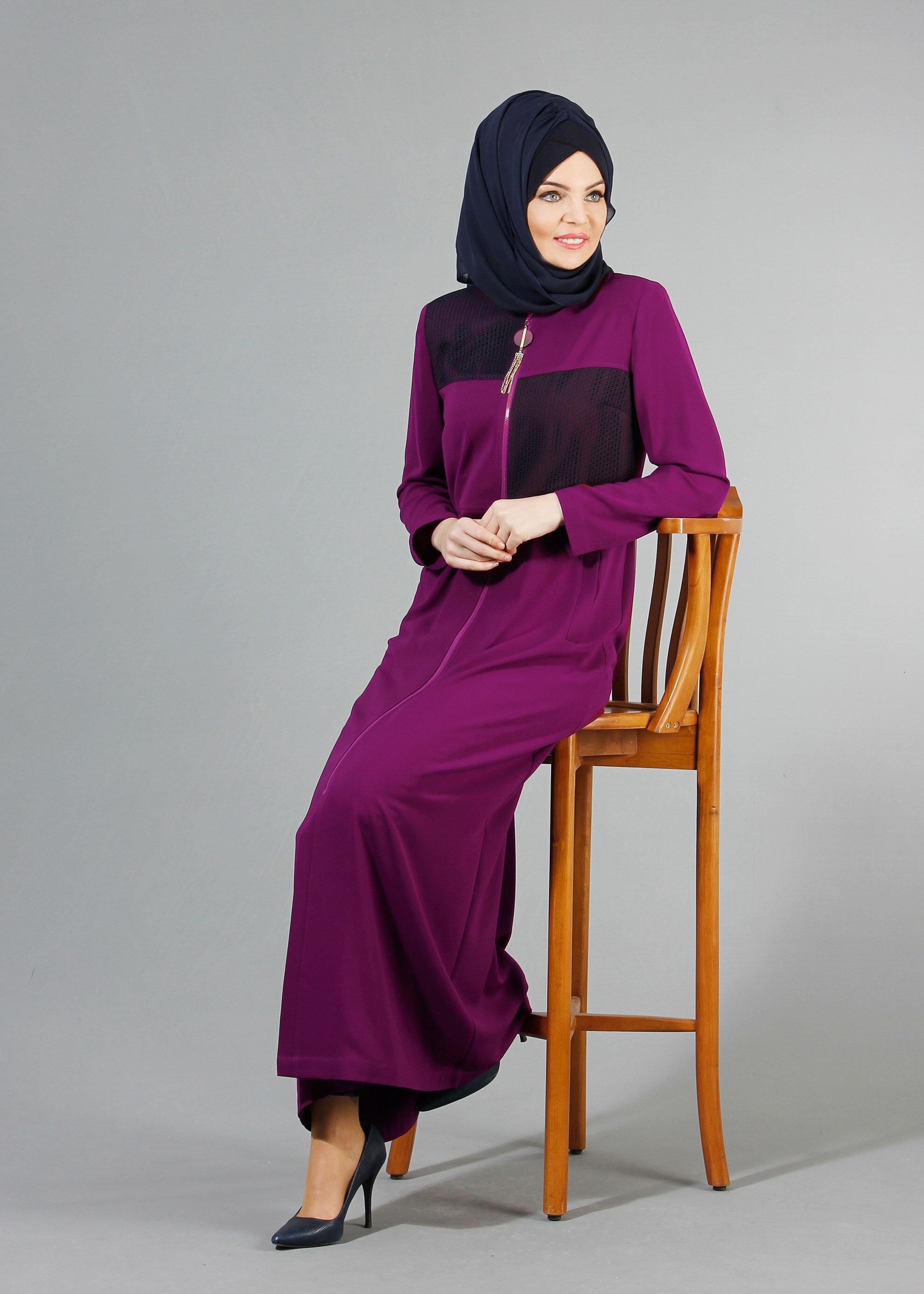 Tesettür giyim MOR 1737 FARAH 6288 PARDESÜ 40-48 TEK38