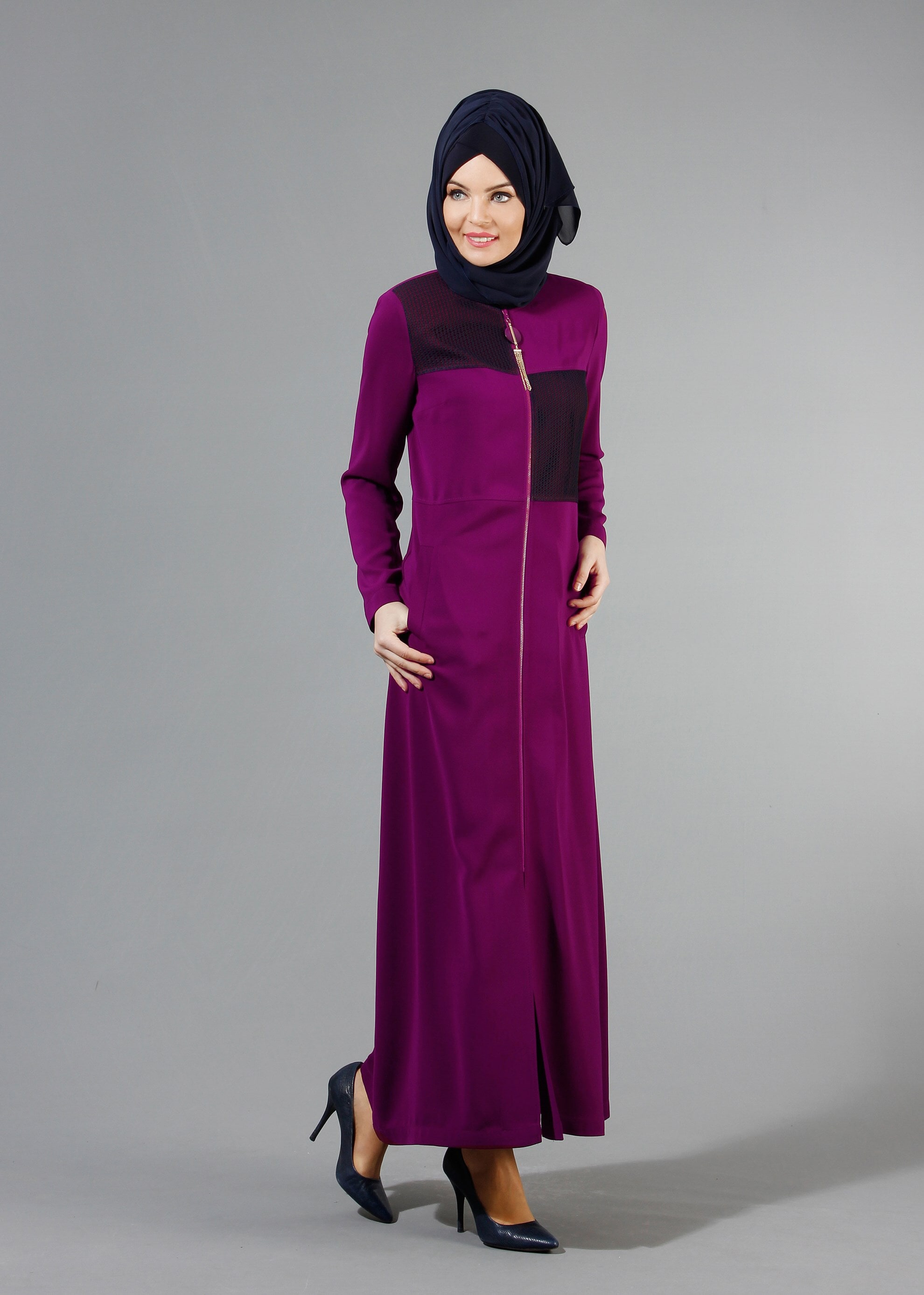 Tesettür giyim MOR 1737 FARAH 6288 PARDESÜ 40-48 TEK38