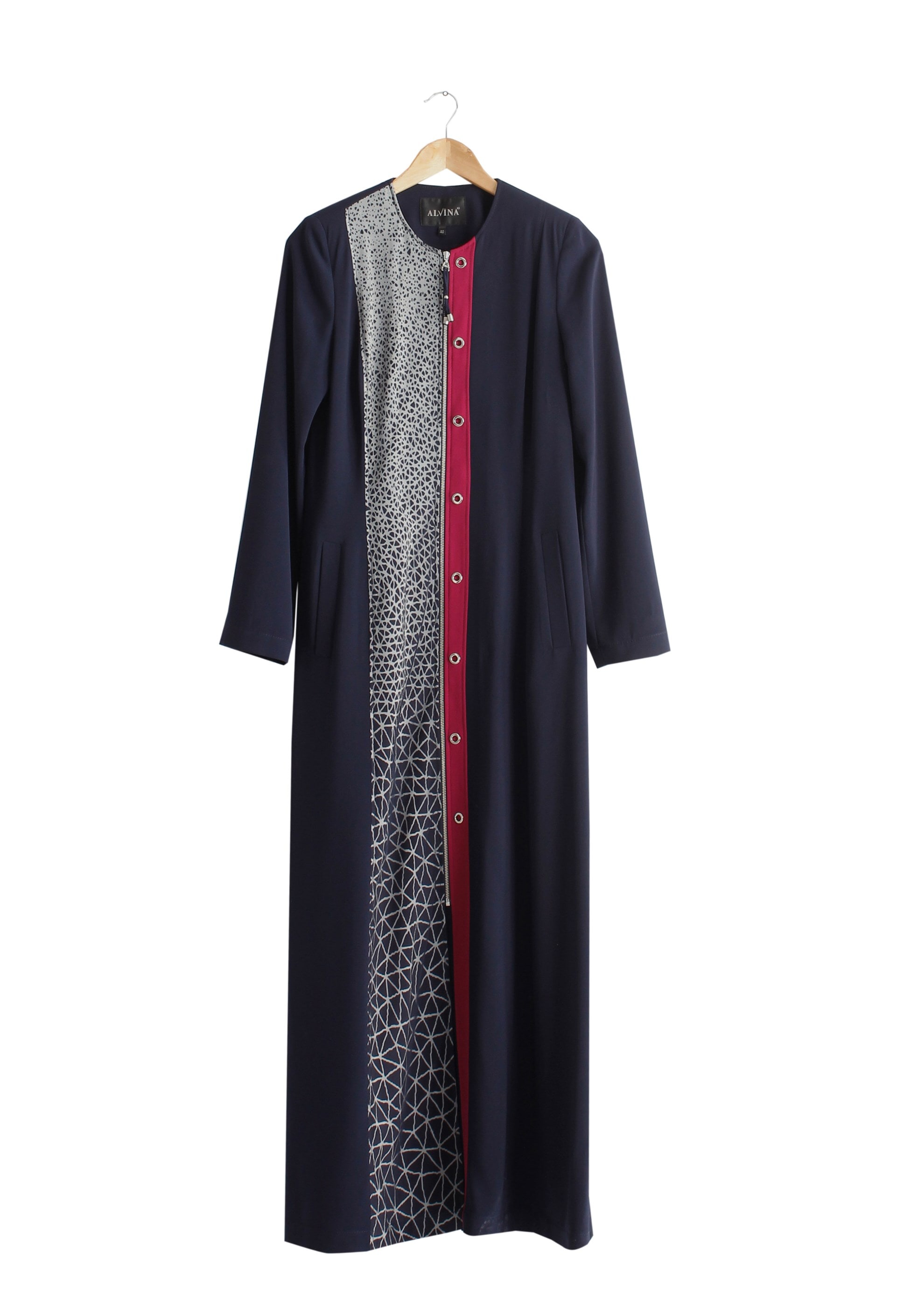 Tesettür giyim LACİVERT 1739 Farah Tesetür 6288 Pardesü 40/48 TEK38