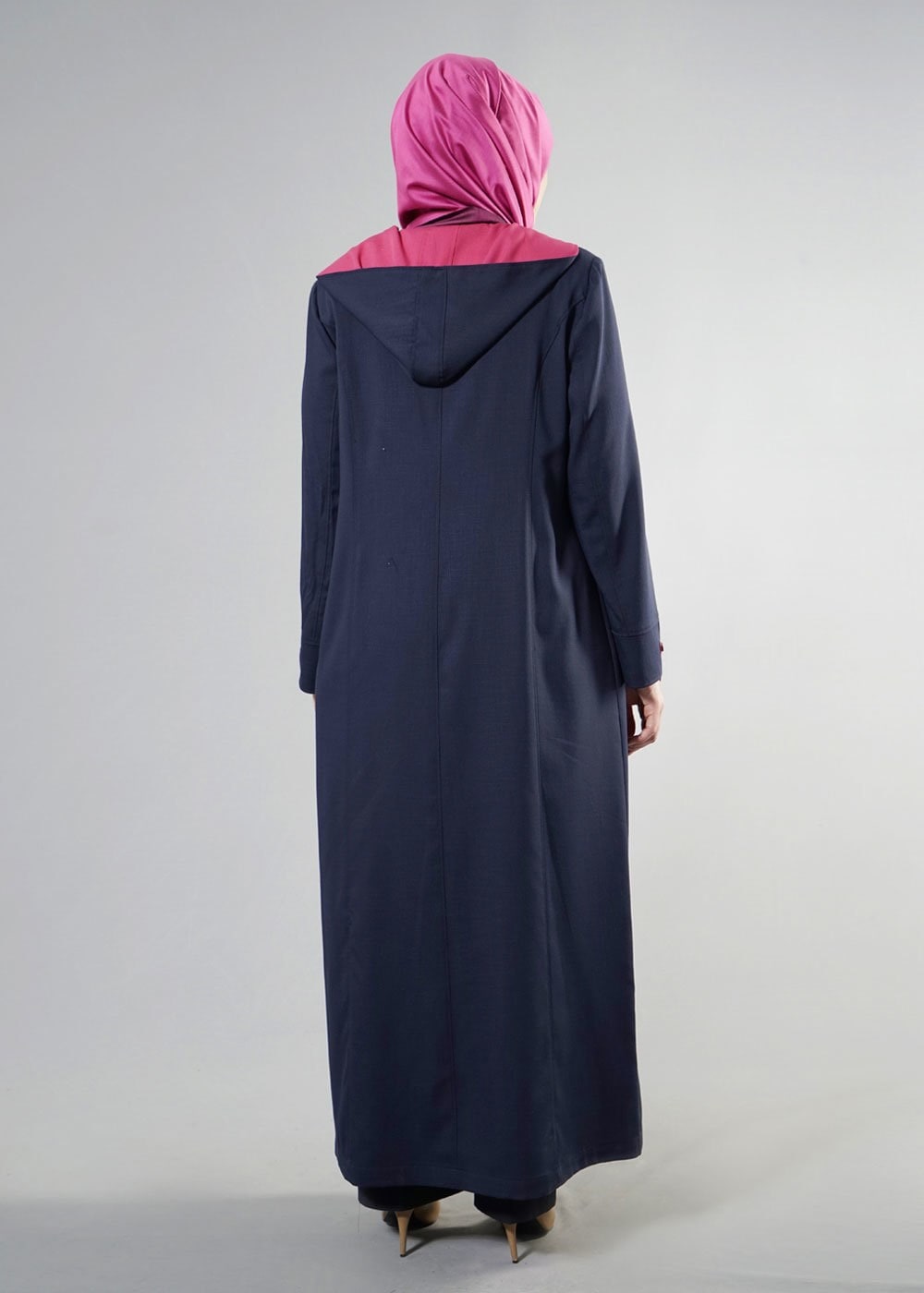 Tesettür giyim LACİVERT 1759 DERİN 8169 PARDESÜ 42/50 TEK44