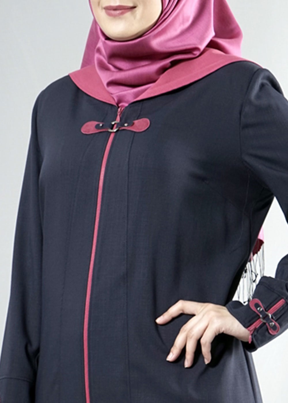 Tesettür giyim LACİVERT 1759 DERİN 8169 PARDESÜ 42/50 TEK44