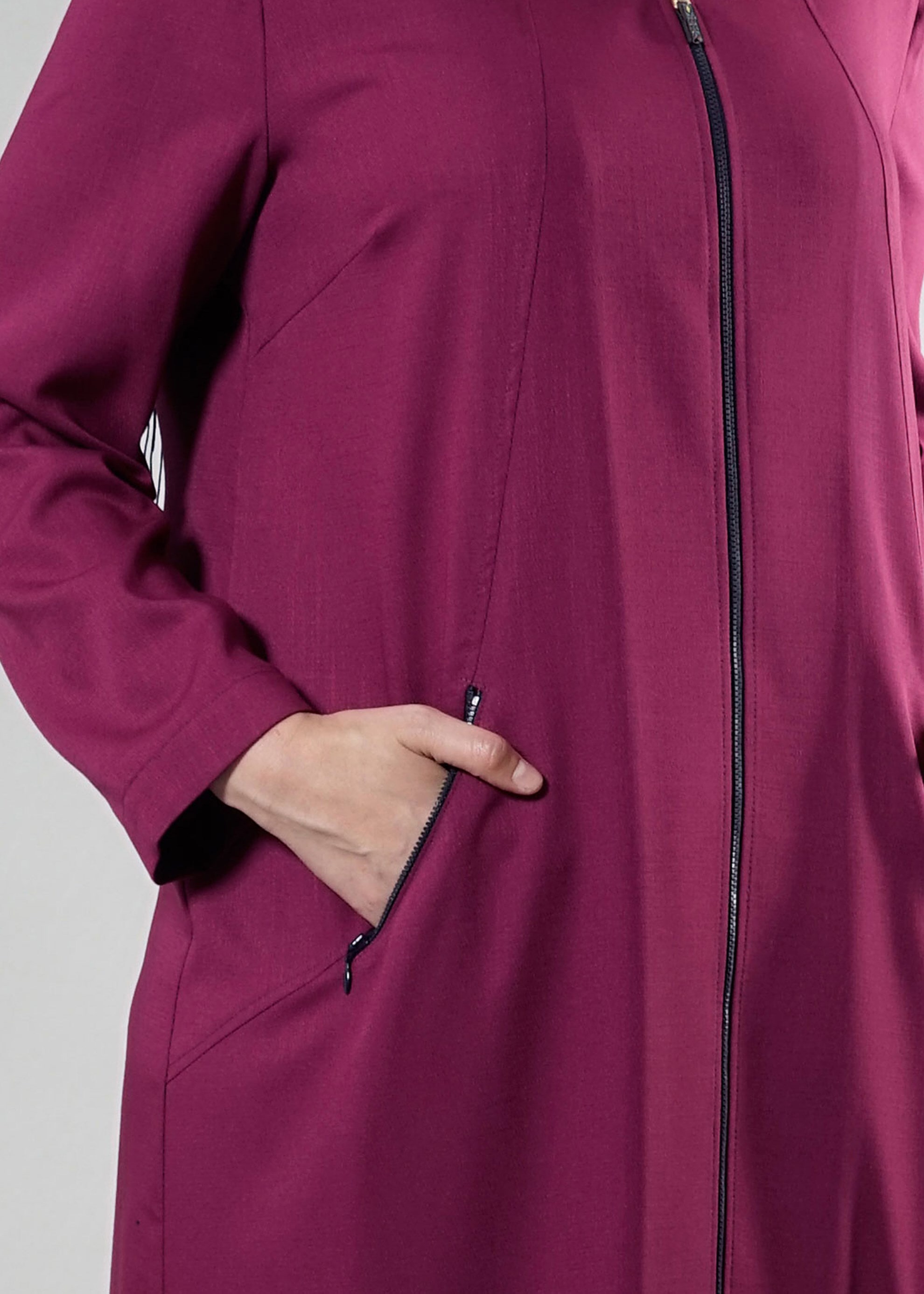 Tesettür giyim MOR 1760 Derin Tesettür 8169 Pardesü 44/50 TEK46