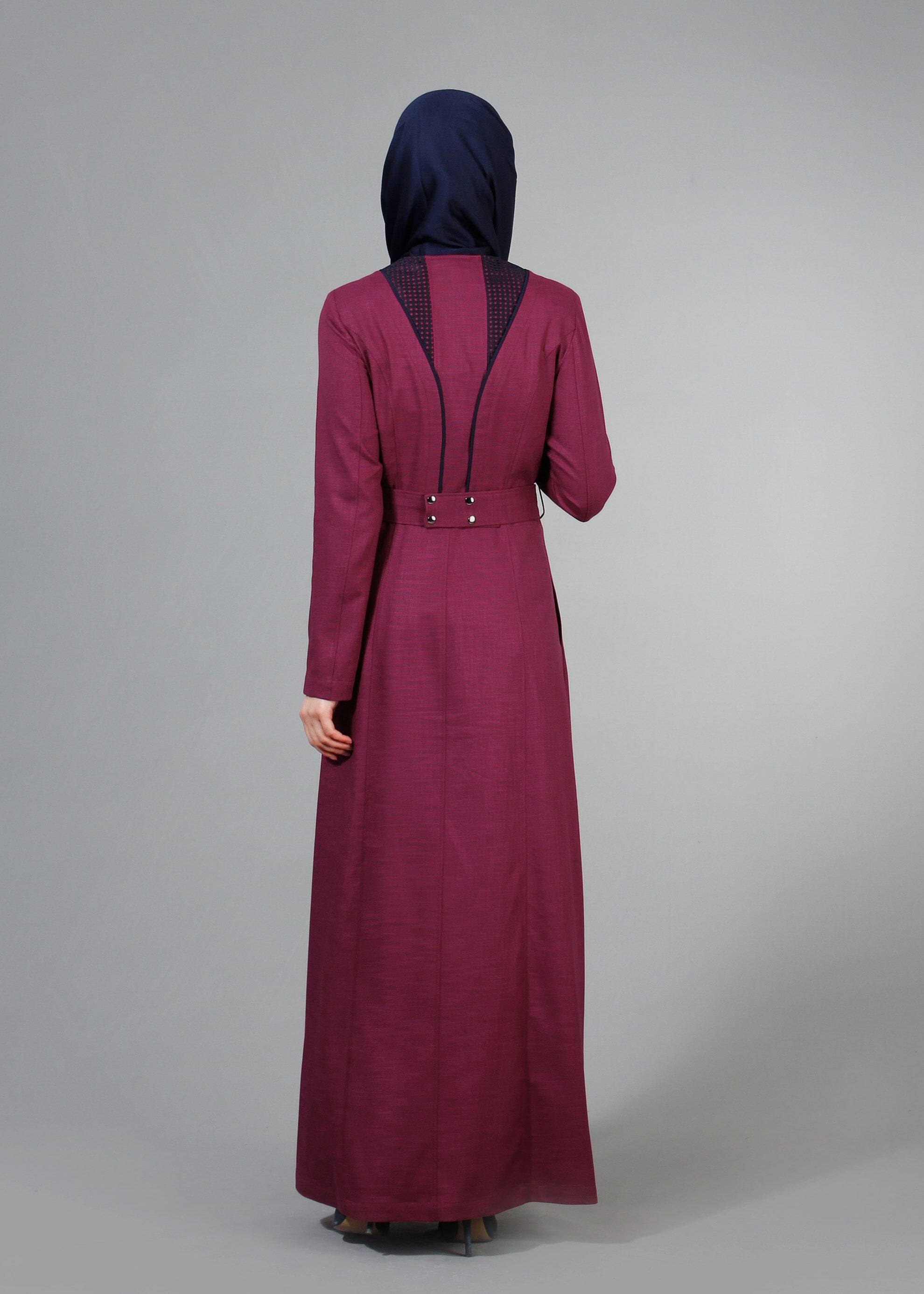 Tesettür giyim MOR 1773 New Shine Tesettür Pardesü  40/48 TEK38