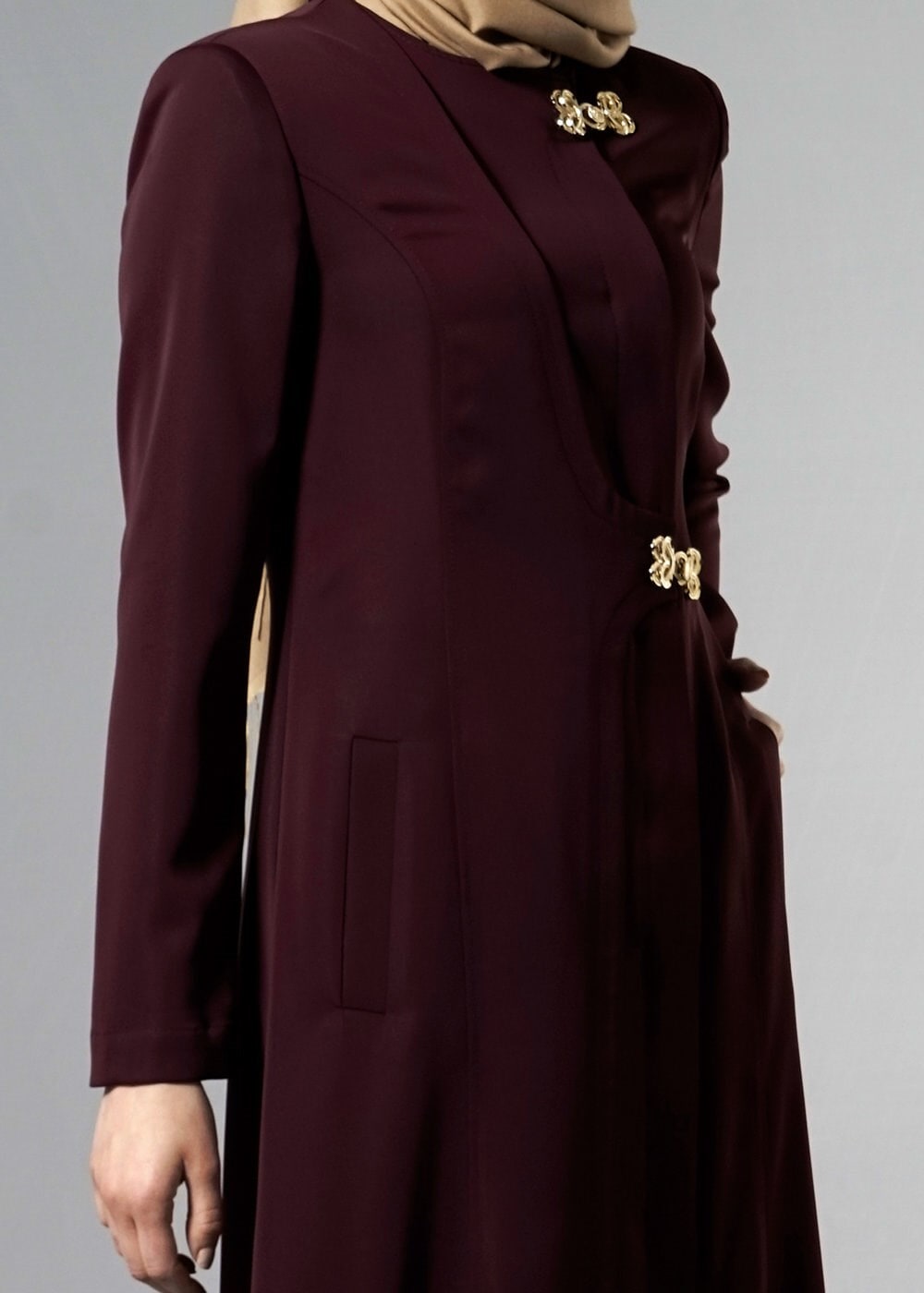 Tesettür giyim MOR 1776 Elite Tesettür 11620 Pardesü 38/46 TEK40