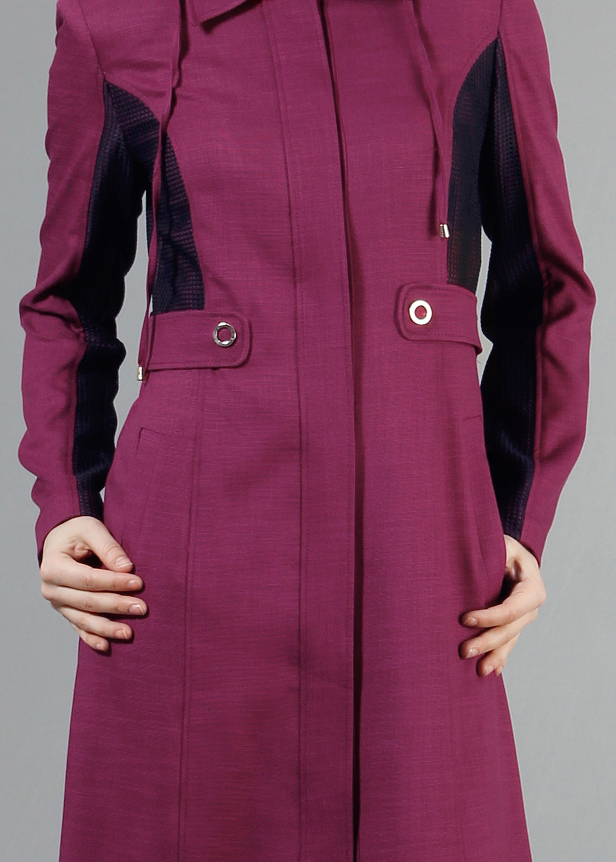 Tesettür giyim MOR 1779 New Shine Tesettür Pardesü 38/46