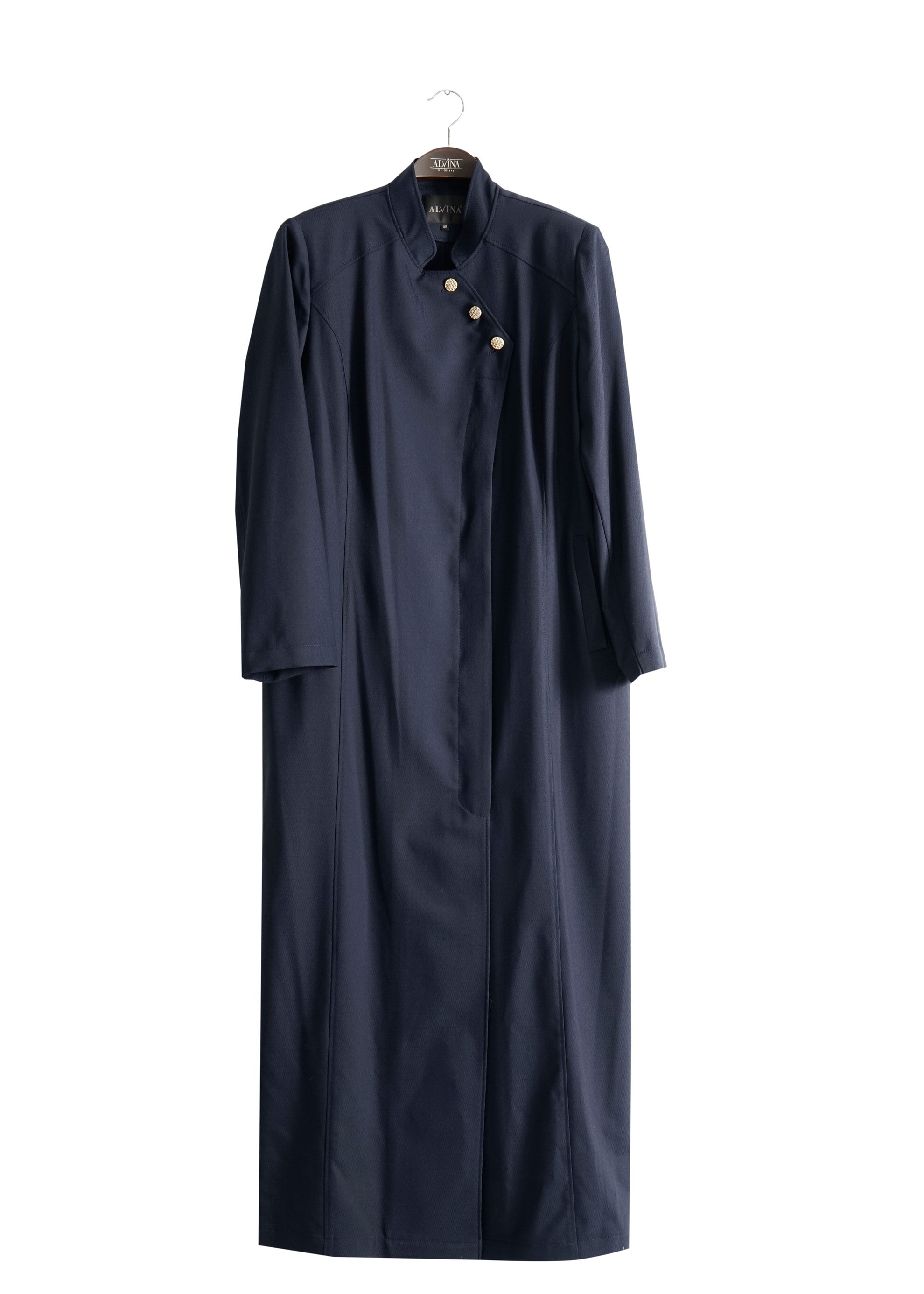 Tesettür giyim LACİVERT 1797 Deborah Tesettür Pardesü 46/52 TEK44