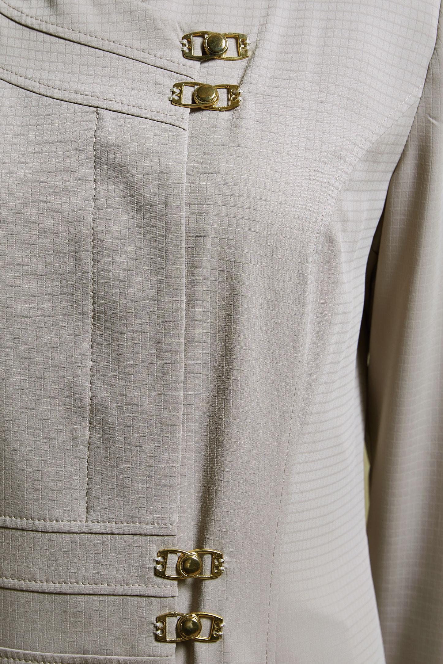 Tesettür giyim BEJ CEPLİ TESETTÜR PARDESÜ 1809