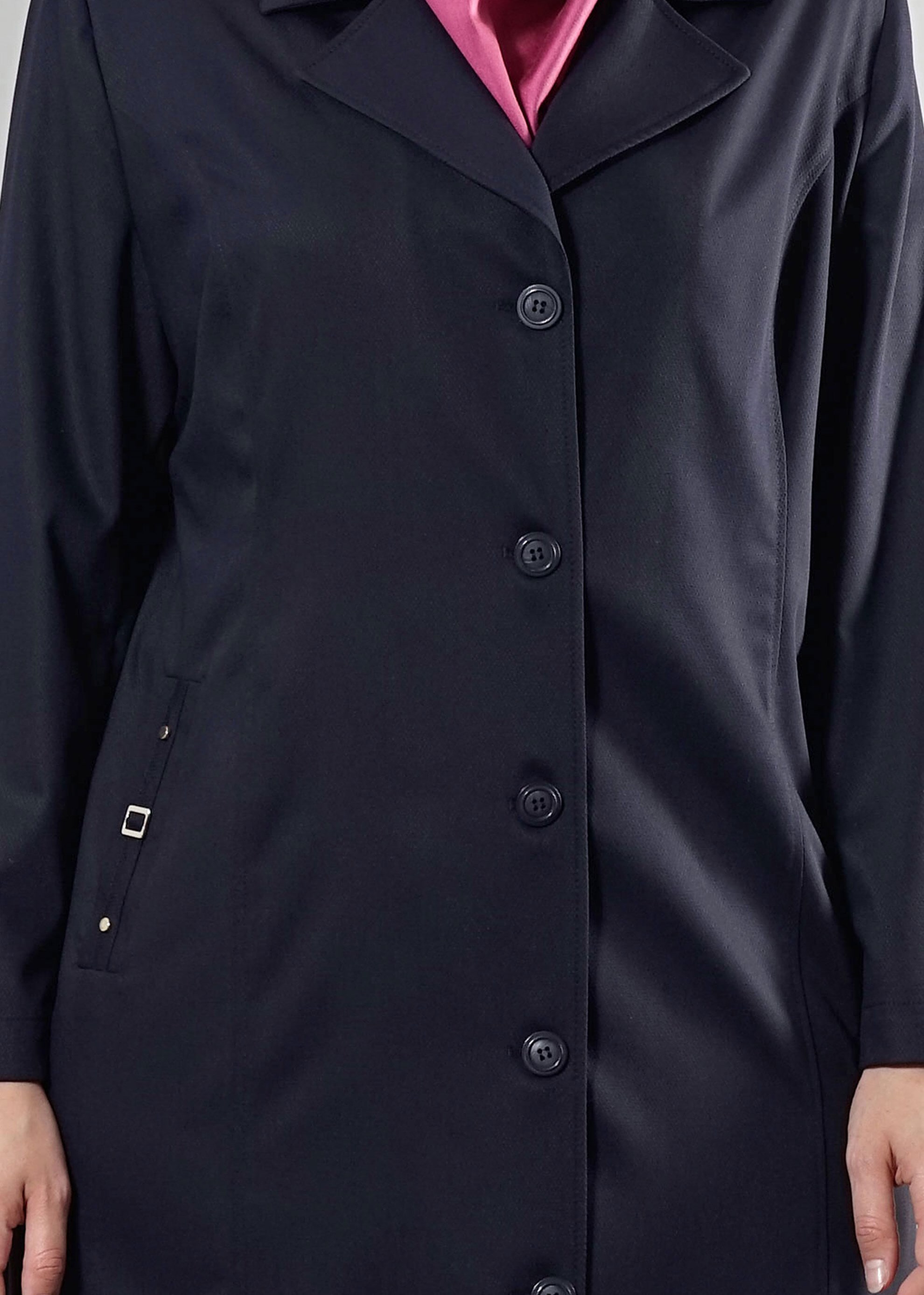 Tesettür giyim LACİVERT 1817 İnessa Tesettür 43513 Pardesü 46/54 TEK48