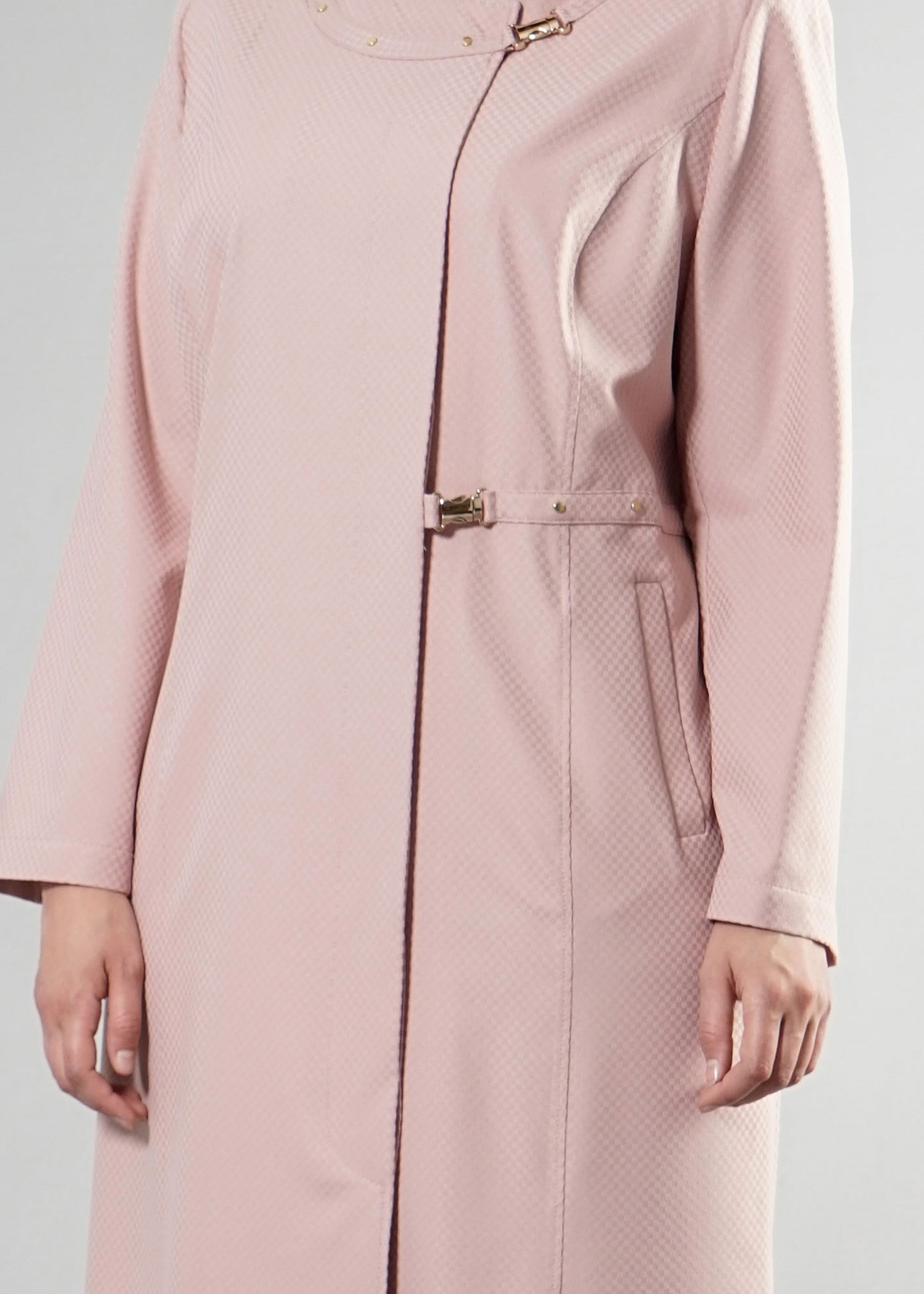 Tesettür giyim PUDRA 1822 Ilgın Tesettür 43658 Pardesü 44/50 TEK42