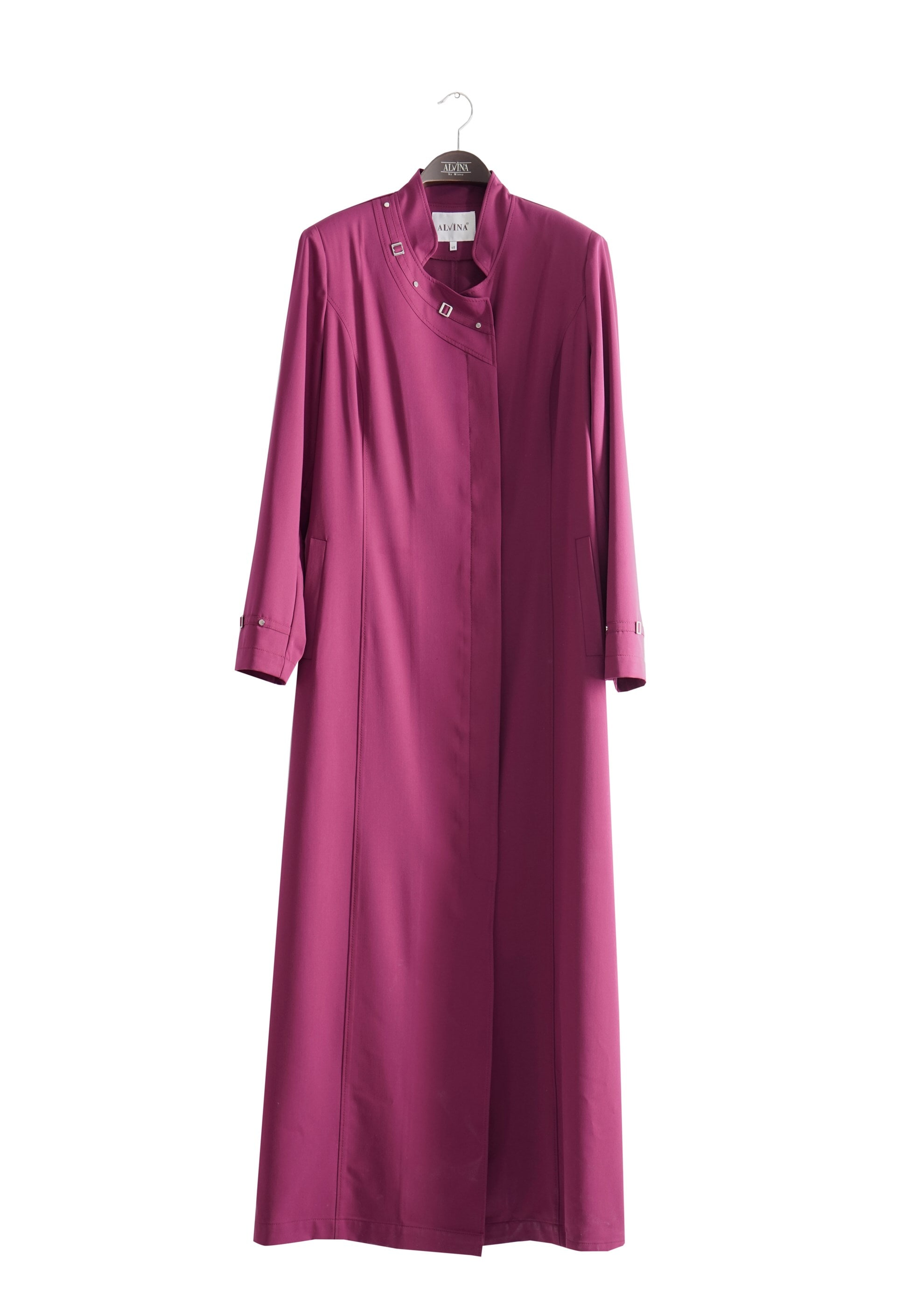 Tesettür giyim MOR 1824 Lila Tesettür 43597 Pardesü 46/52 TEK44