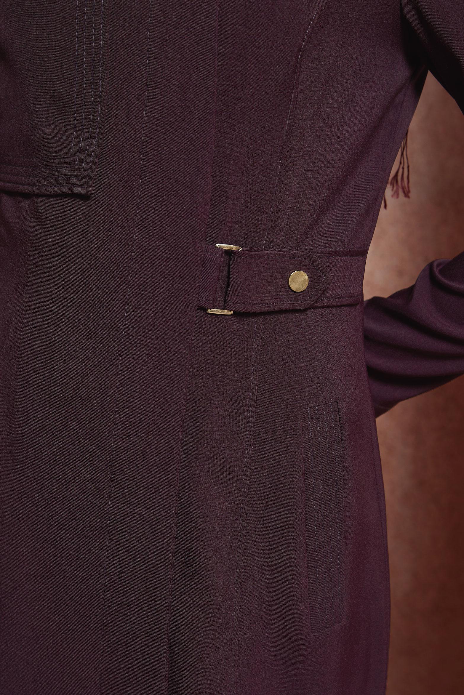 Tesettür giyim MÜRDÜM CEPLİ TESETTÜR PARDESÜ 1830