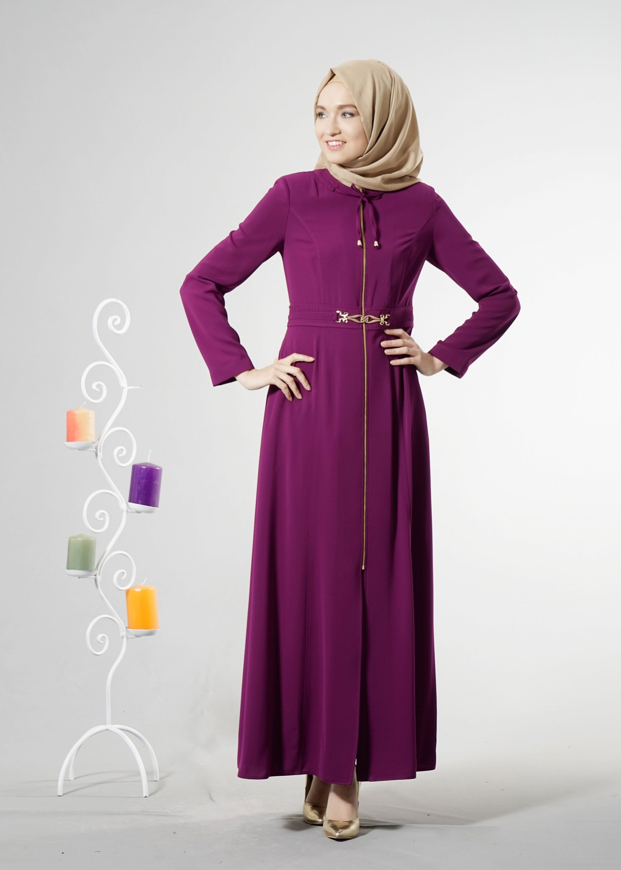 Tesettür giyim MOR 1832 FARAH 6288 PARDESÜ 38/48 TEK40