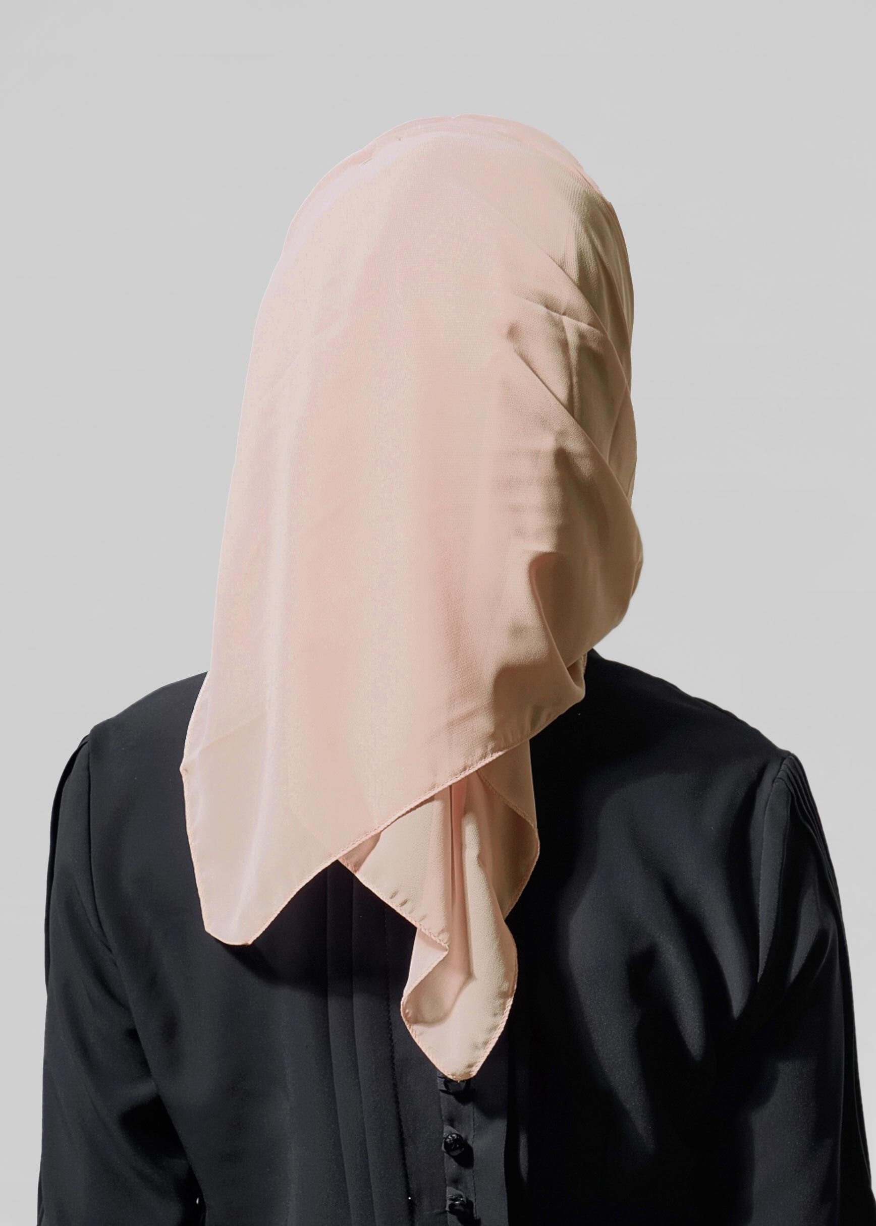 Tesettür giyim PUDRA 9632-1 ALVİNA PLİSELİ BONELİ ŞAL