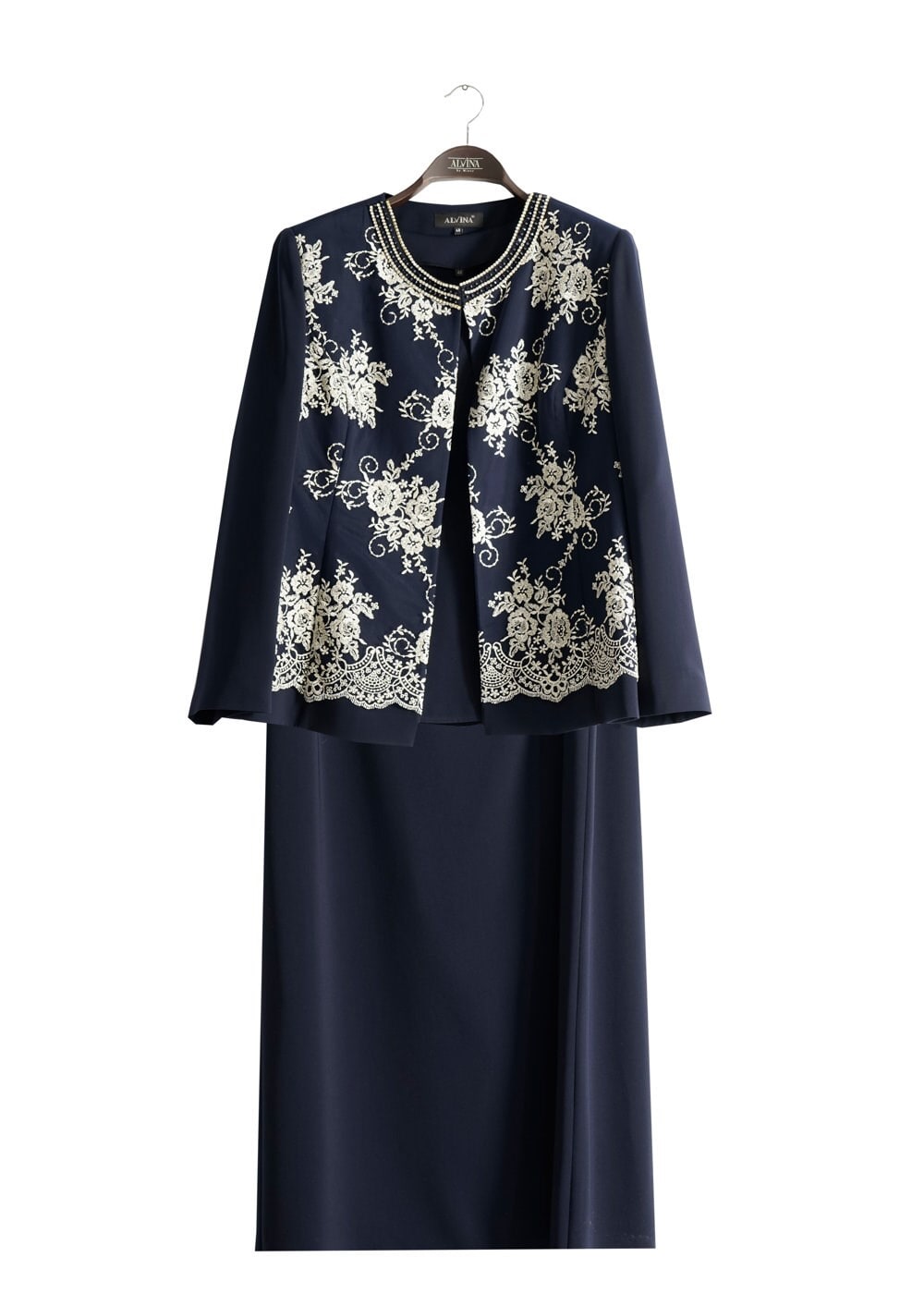 Vêtements hijab BLEU MARINE 3238E Farah Tesettür 6288 3′Lü Etekli Takım 44/50 TEK46