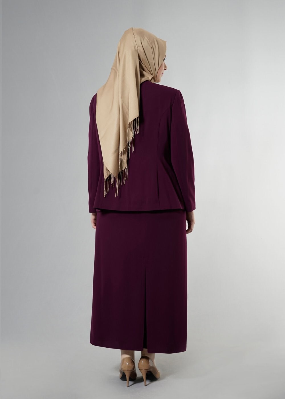 Hijab clothing DAMSON 3238E Farah Tesettür 6288 3&prime;Lü Etekli Takım 44/50 TEK46