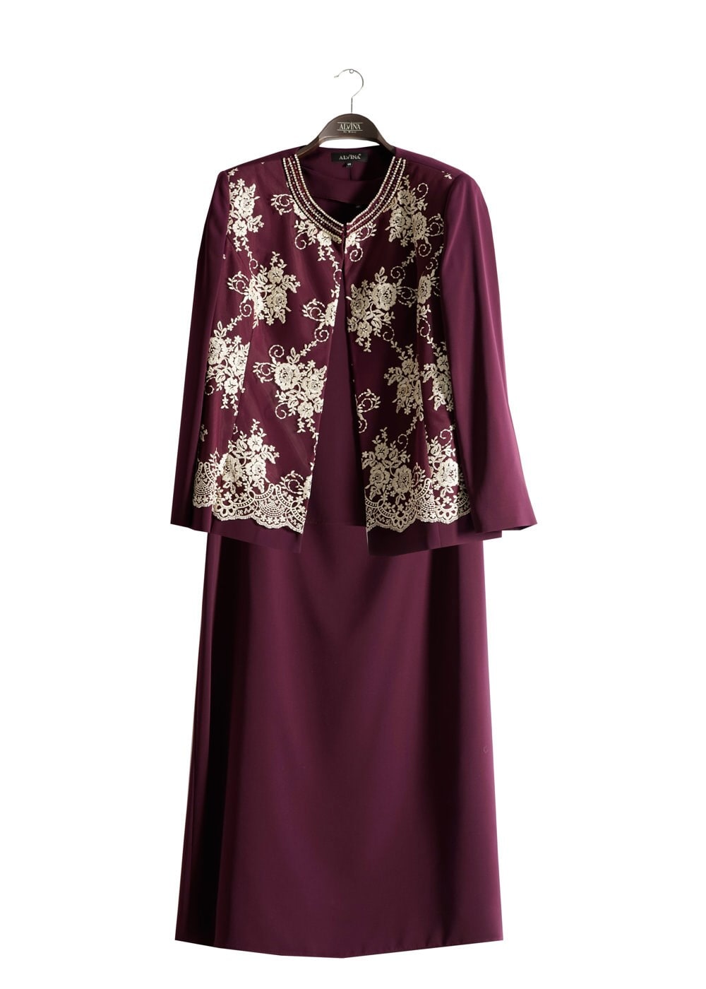 Hijab clothing DAMSON 3238E Farah Tesettür 6288 3&prime;Lü Etekli Takım 44/50 TEK46