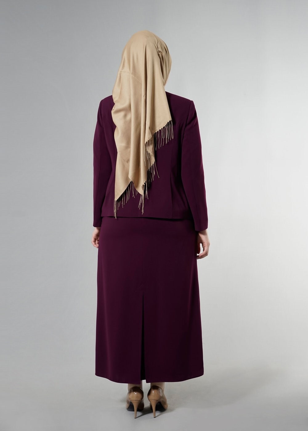 Hijab clothing DAMSON 3240E Farah 6288 Tesettür 3&prime;Lü Etekli Takım 46/52 TEK44