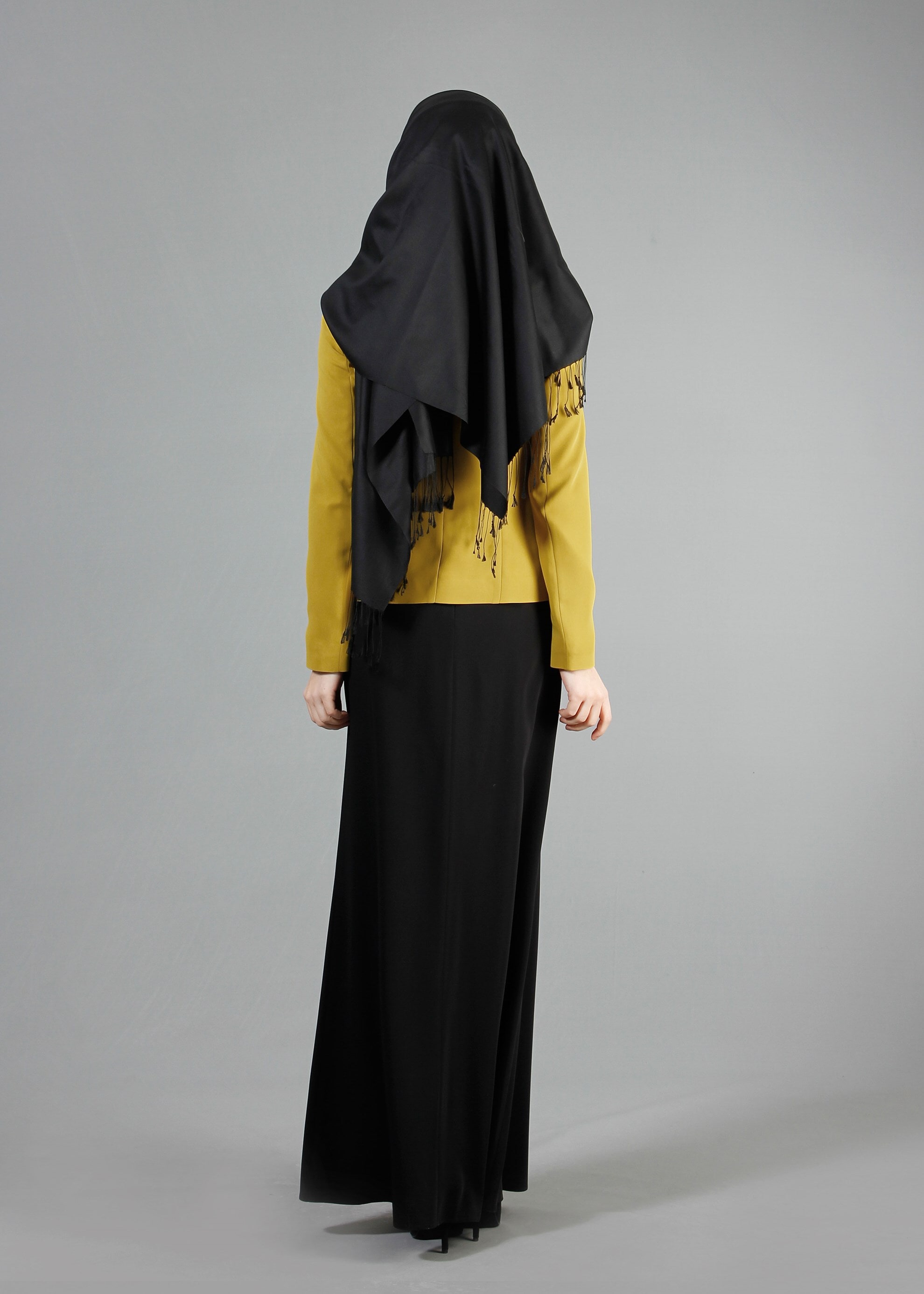 Tesettür giyim YEŞİL 3241E Aslı 2′li Tesettür Etekli Takım 38/46 TEK42