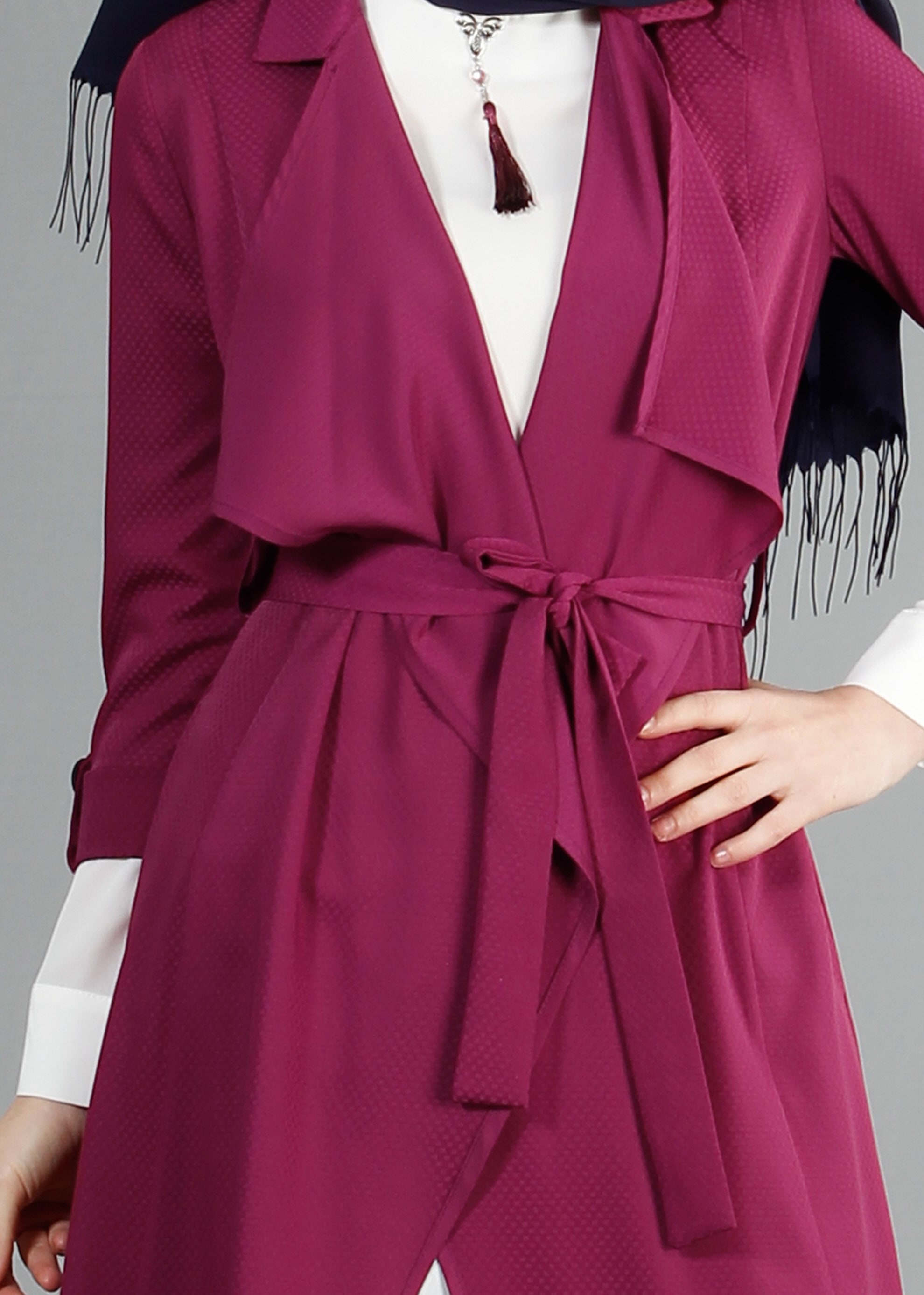 Tesettür giyim FUŞYA 3169P Benan Tesettür 55478 3&prime;Lü Pant. Takım 38/46 TEK40