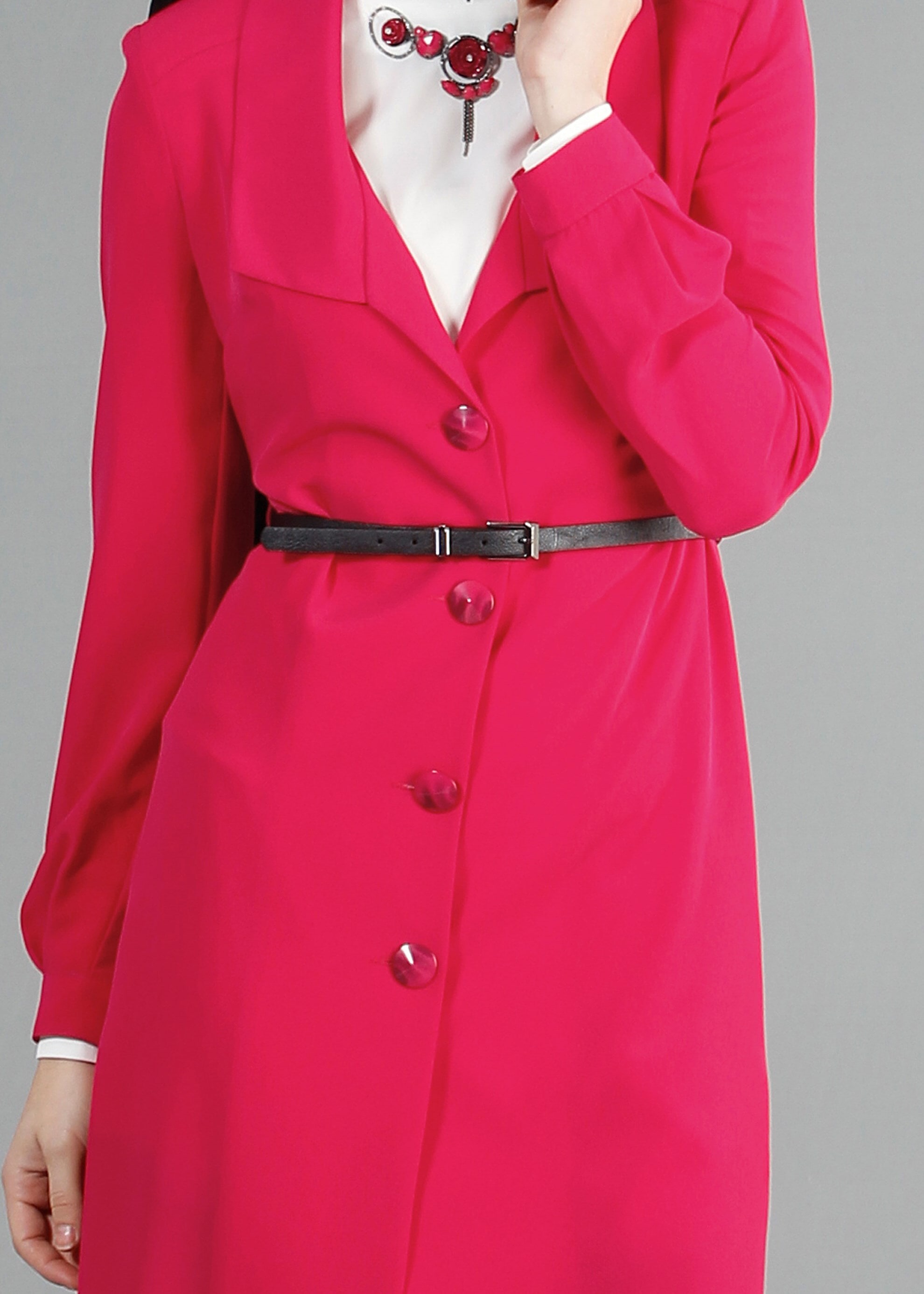 Tesettür giyim FUŞYA 3211P New Loren 3&prime;Lü Tesettür Pant.Takım 38/46 TEK40