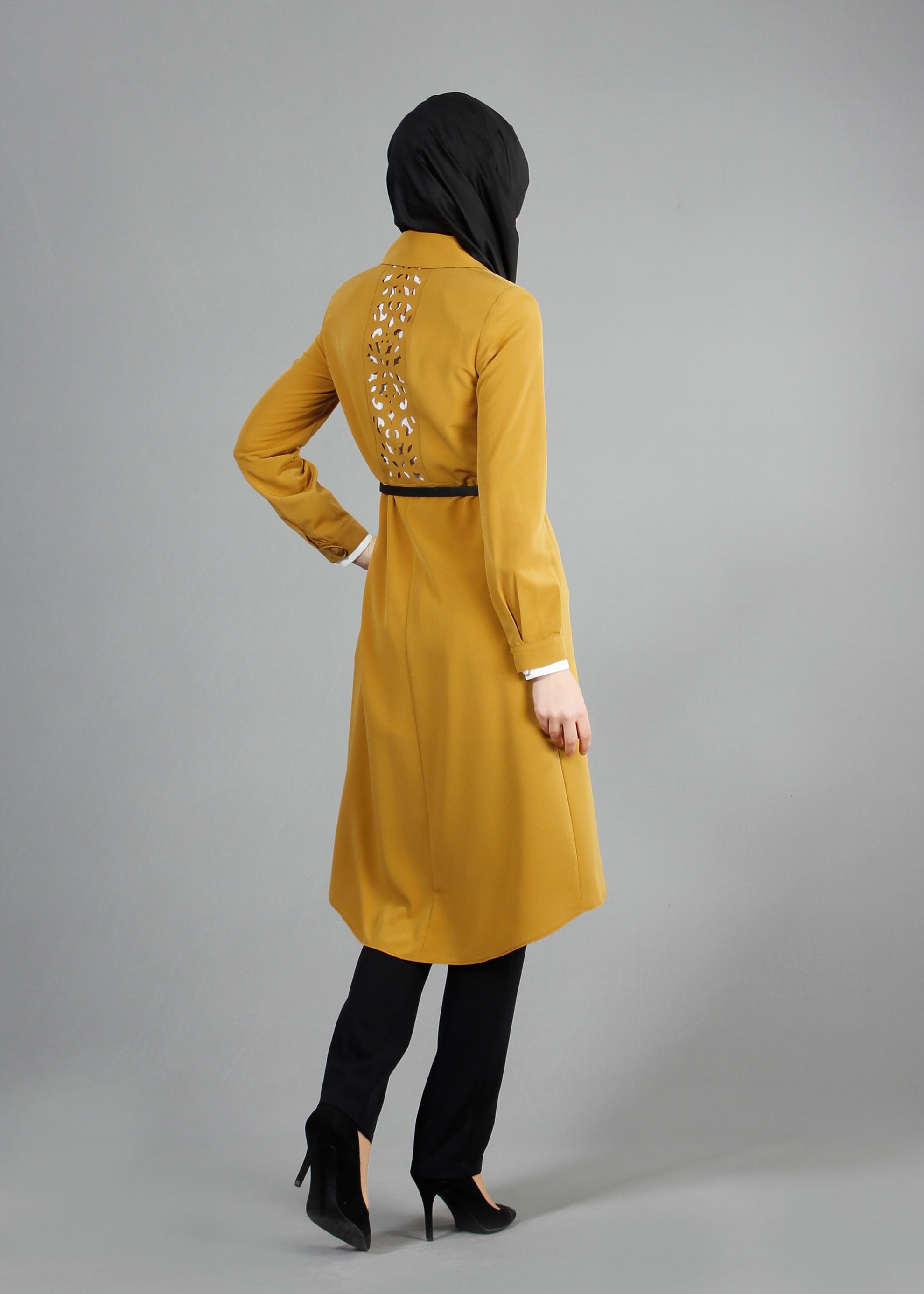 Tesettür giyim SARI 3211P New Loren 3&prime;Lü Tesettür Pant.Takım 38/46 TEK40