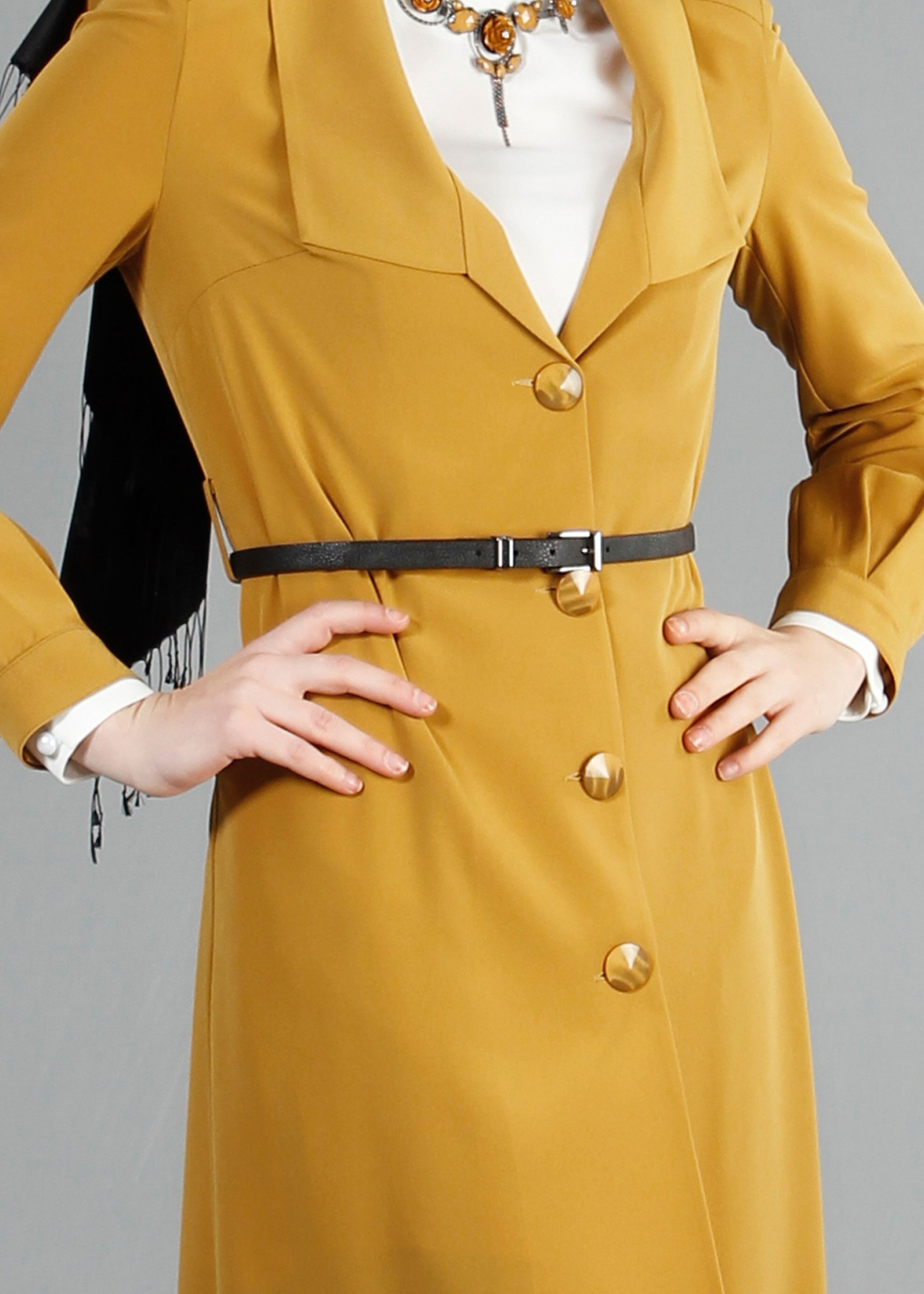 Tesettür giyim SARI 3211P New Loren 3&prime;Lü Tesettür Pant.Takım 38/46 TEK40