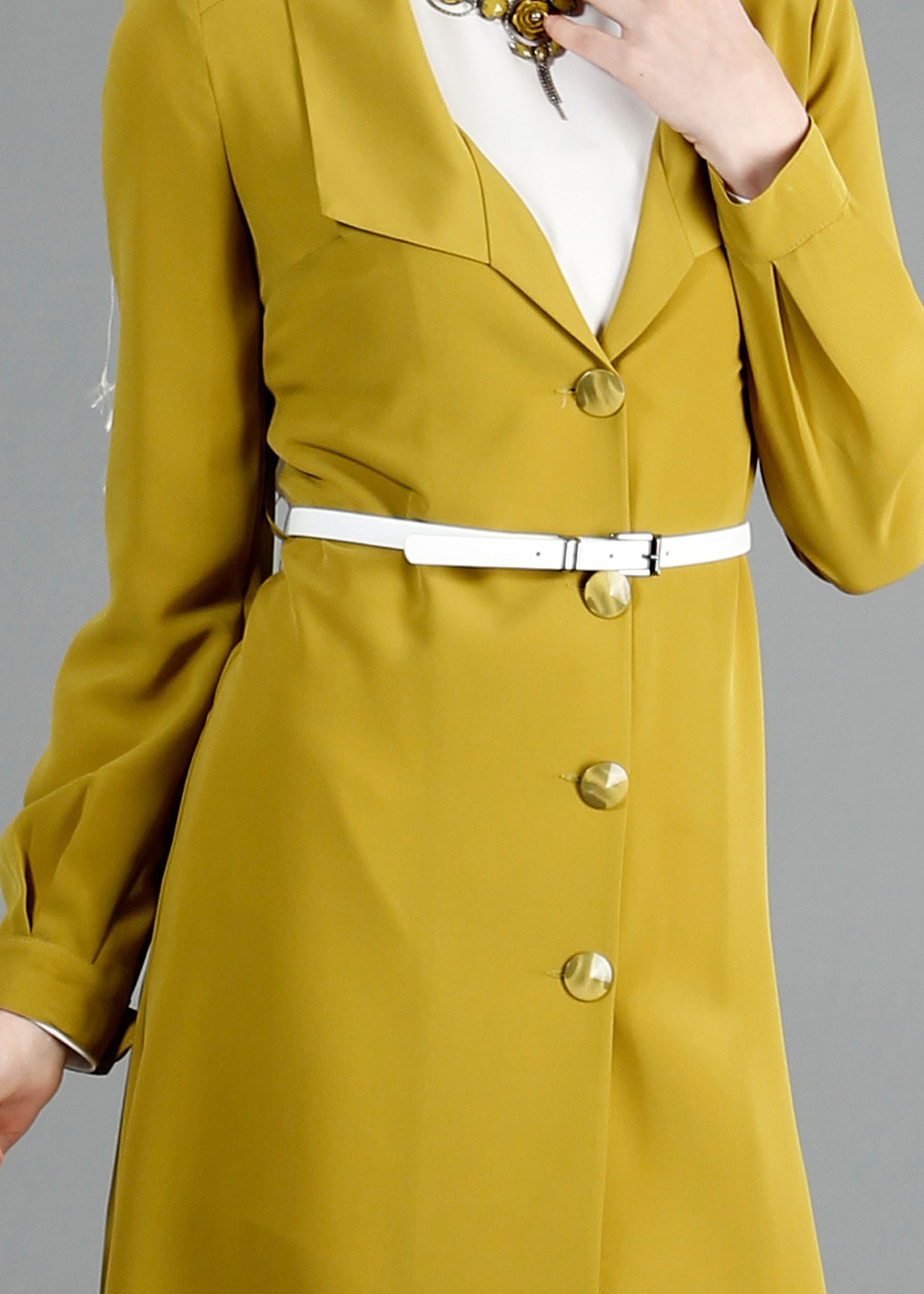 Tesettür giyim YEŞİL 3211P New Loren 3&prime;Lü Tesettür Pant.Takım 38/46 TEK40