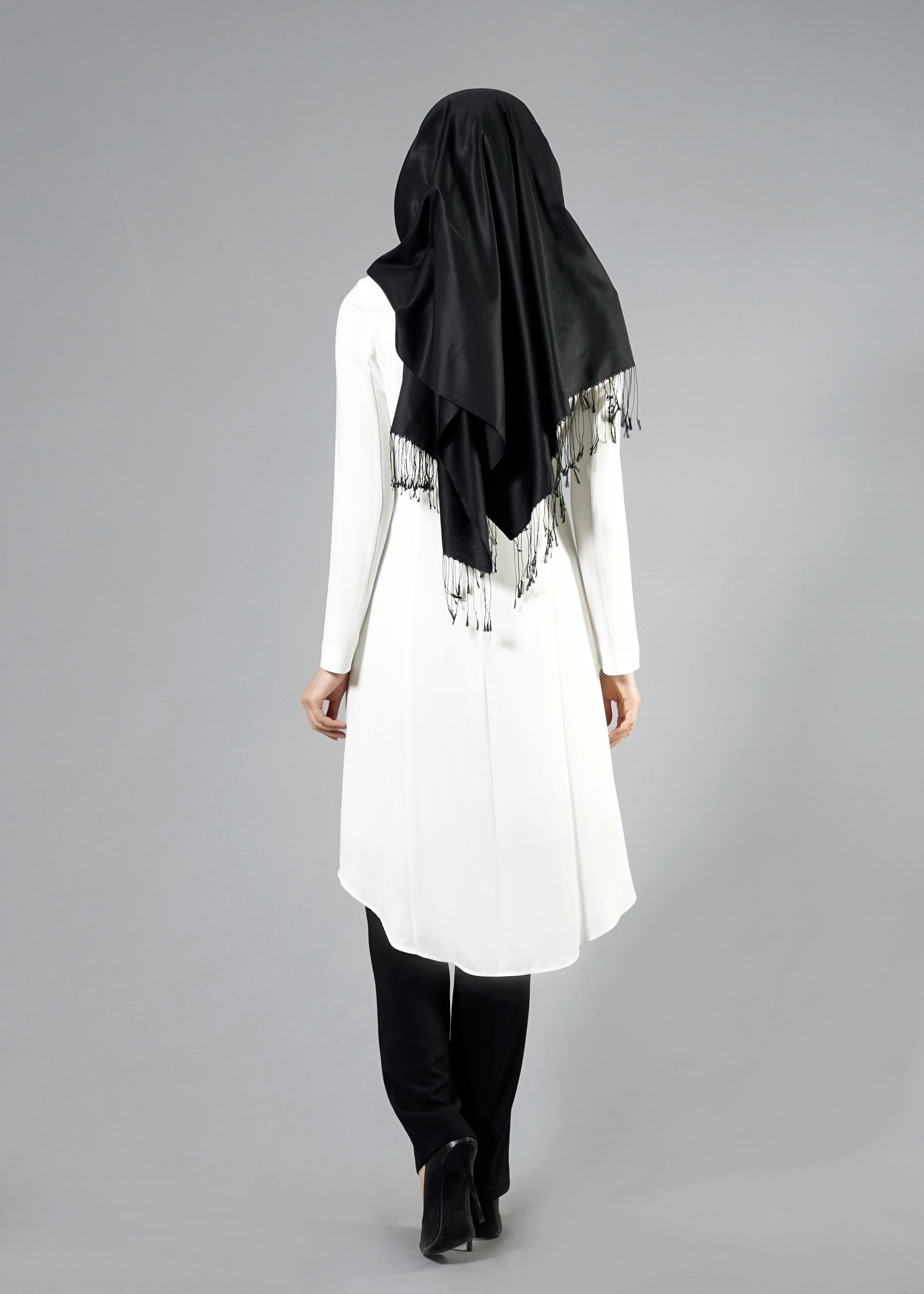 Tesettür giyim BEYAZ 3232P Farah Tesettür  6288 3&prime;lü  Pant. Takım 40/46 TEK38