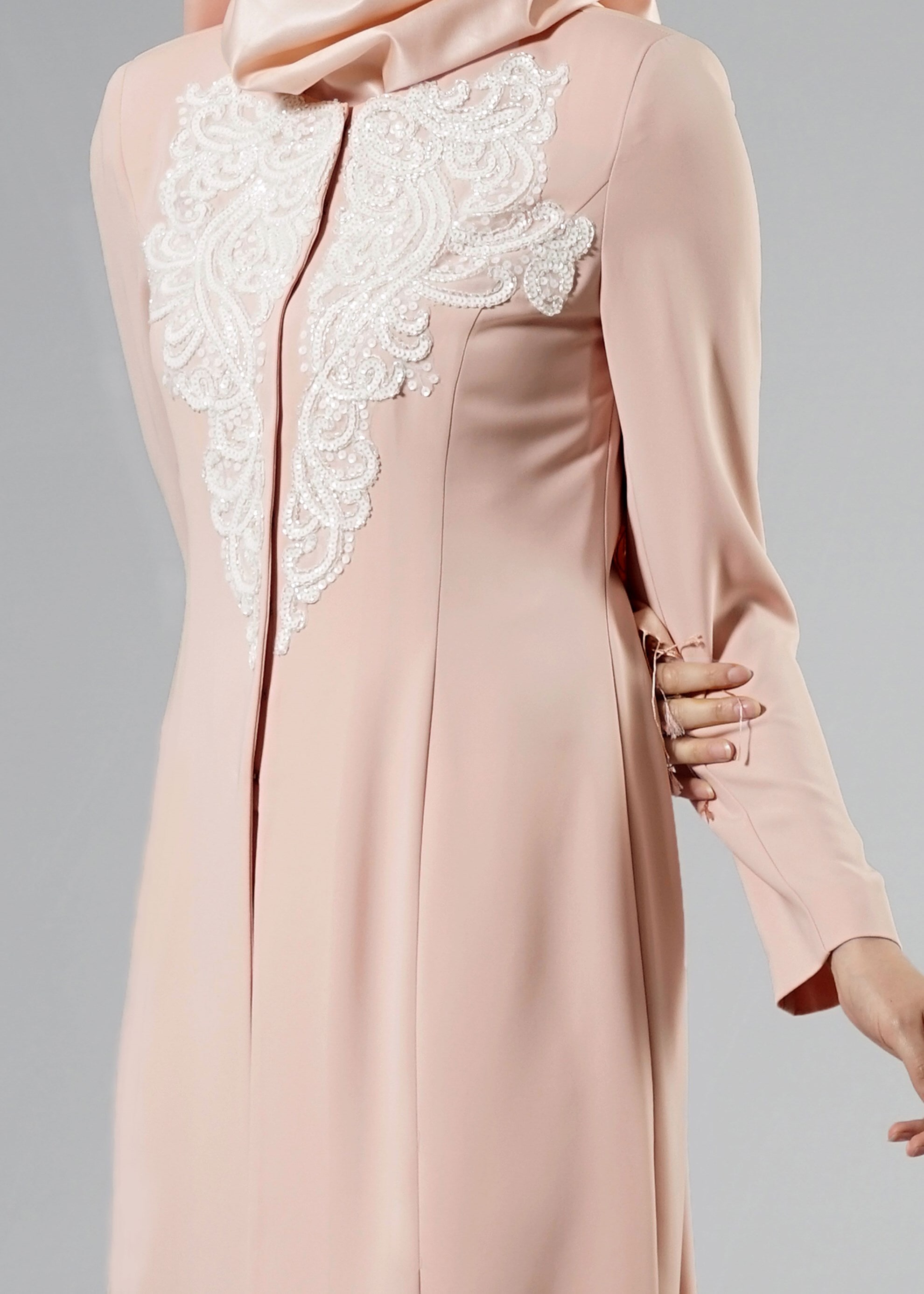 Tesettür giyim PUDRA 3232P Farah Tesettür  6288 3&prime;lü  Pant. Takım 40/46 TEK38