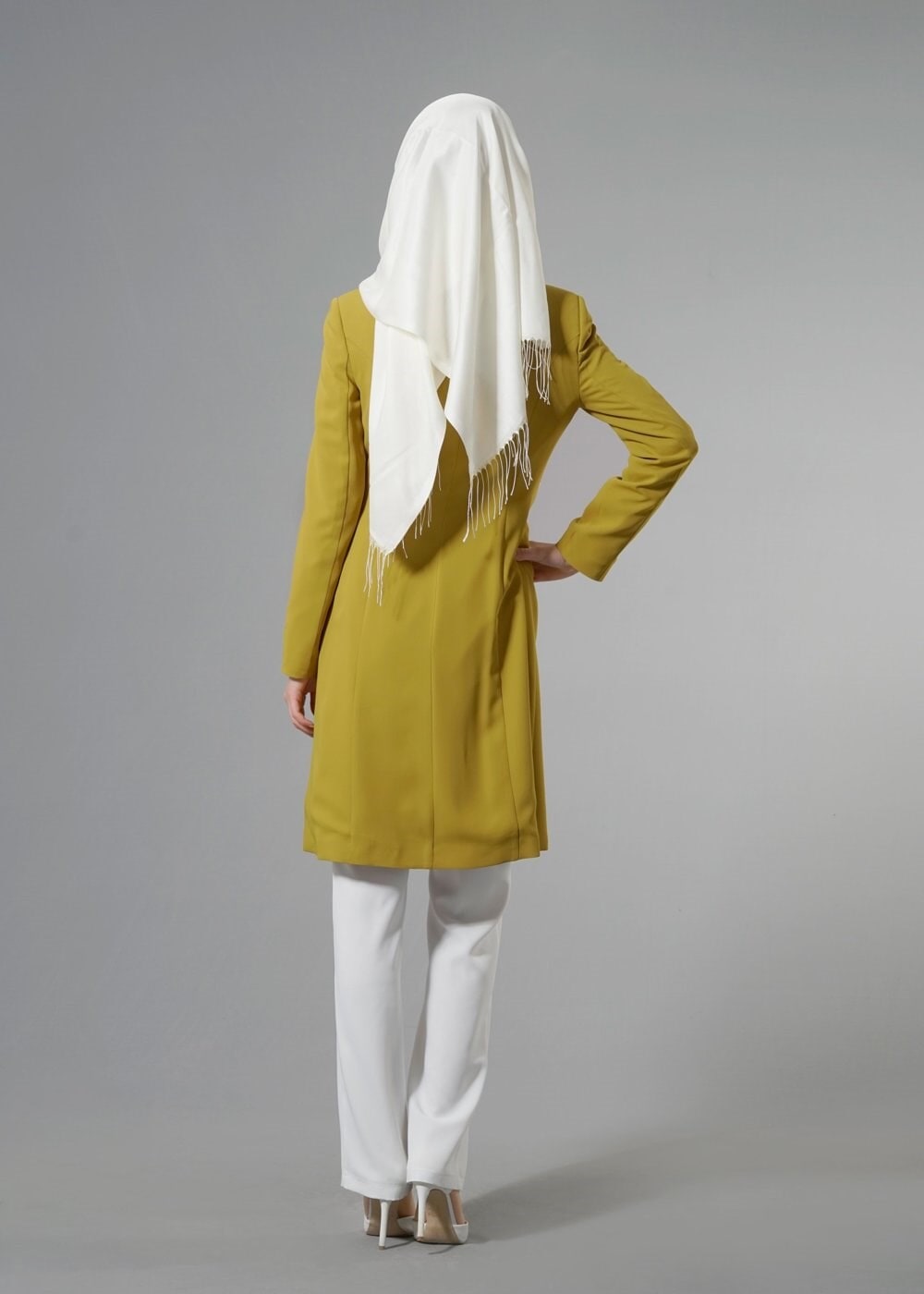 Tesettür giyim YEŞİL 3237 5929 3&prime;lü Tesettür Pant. Takım 40/48 TEK38