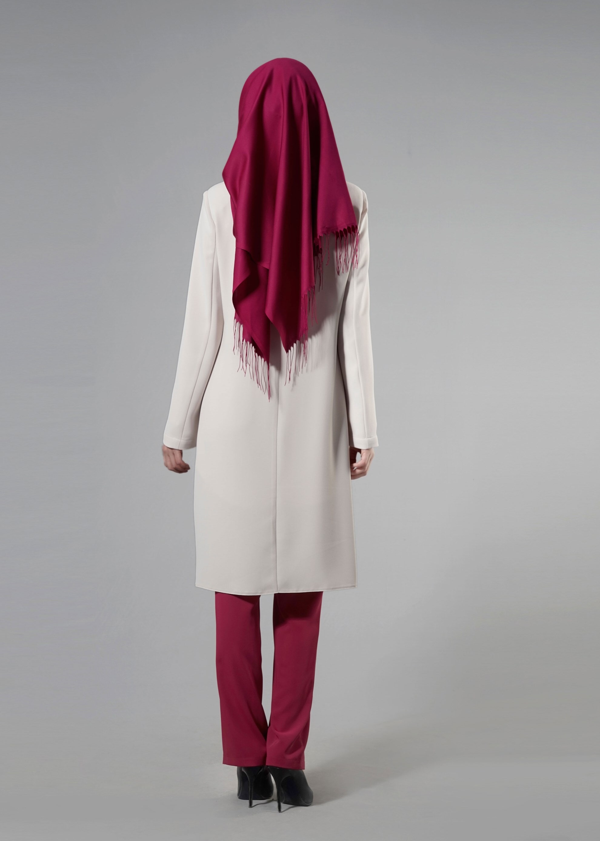 Tesettür giyim BEJ 3280 Aslı 5929 Tesettür 3&prime;Lü Pant.Takım 40/46