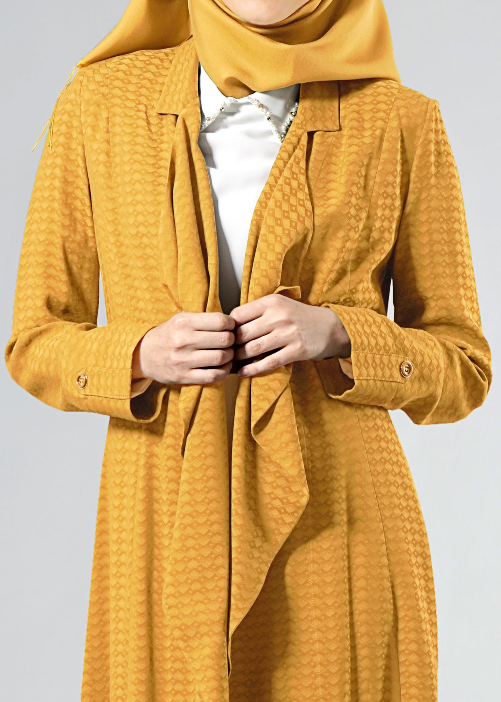 Tesettür giyim SARI 3289 Jakar Tesettür 041 3&prime;lü Pant.Tkm.40/48 TEK38