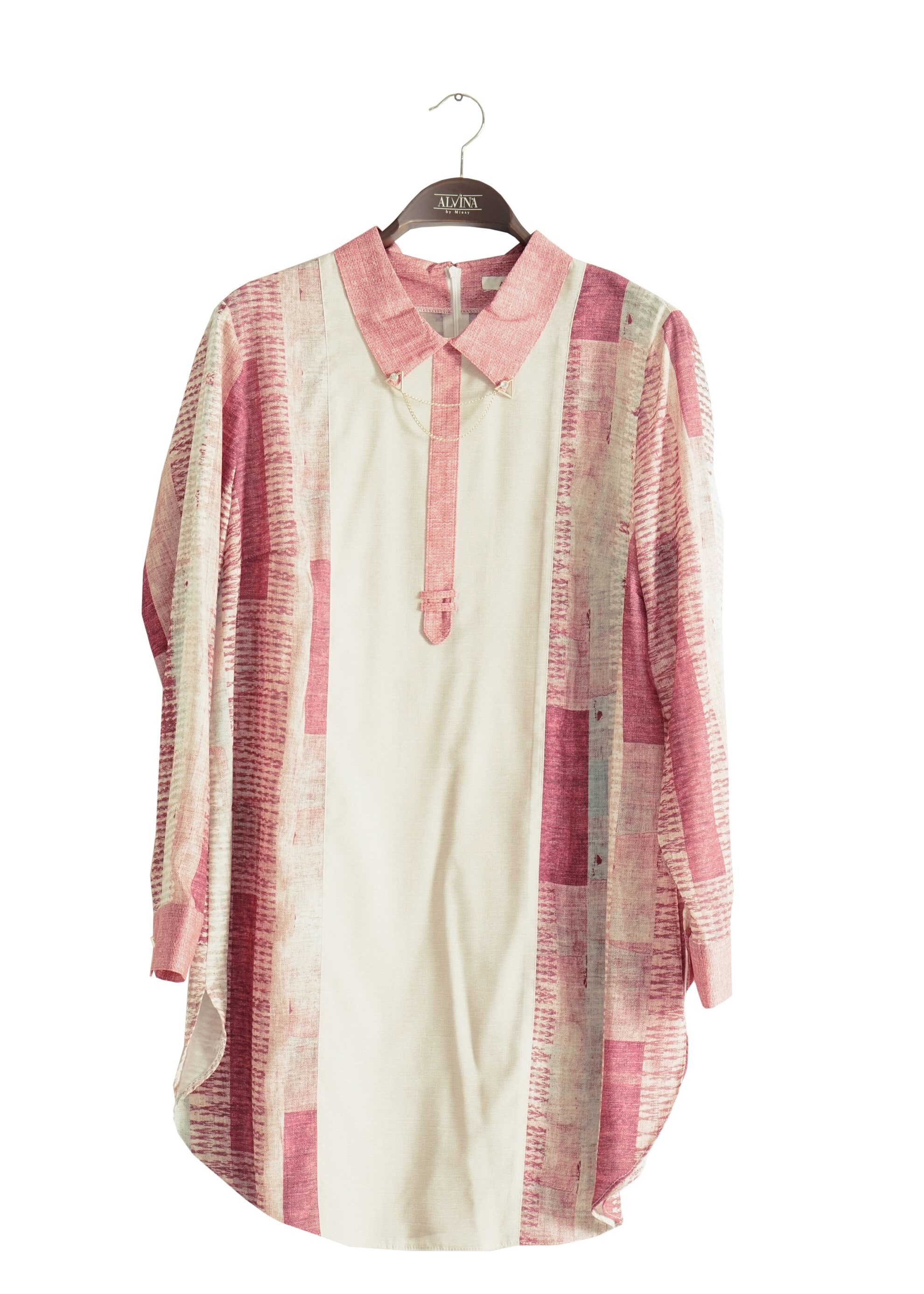 Tesettür giyim PUDRA 2571 Rosa Tesettür 9881 Tunik 44/48 TEK46